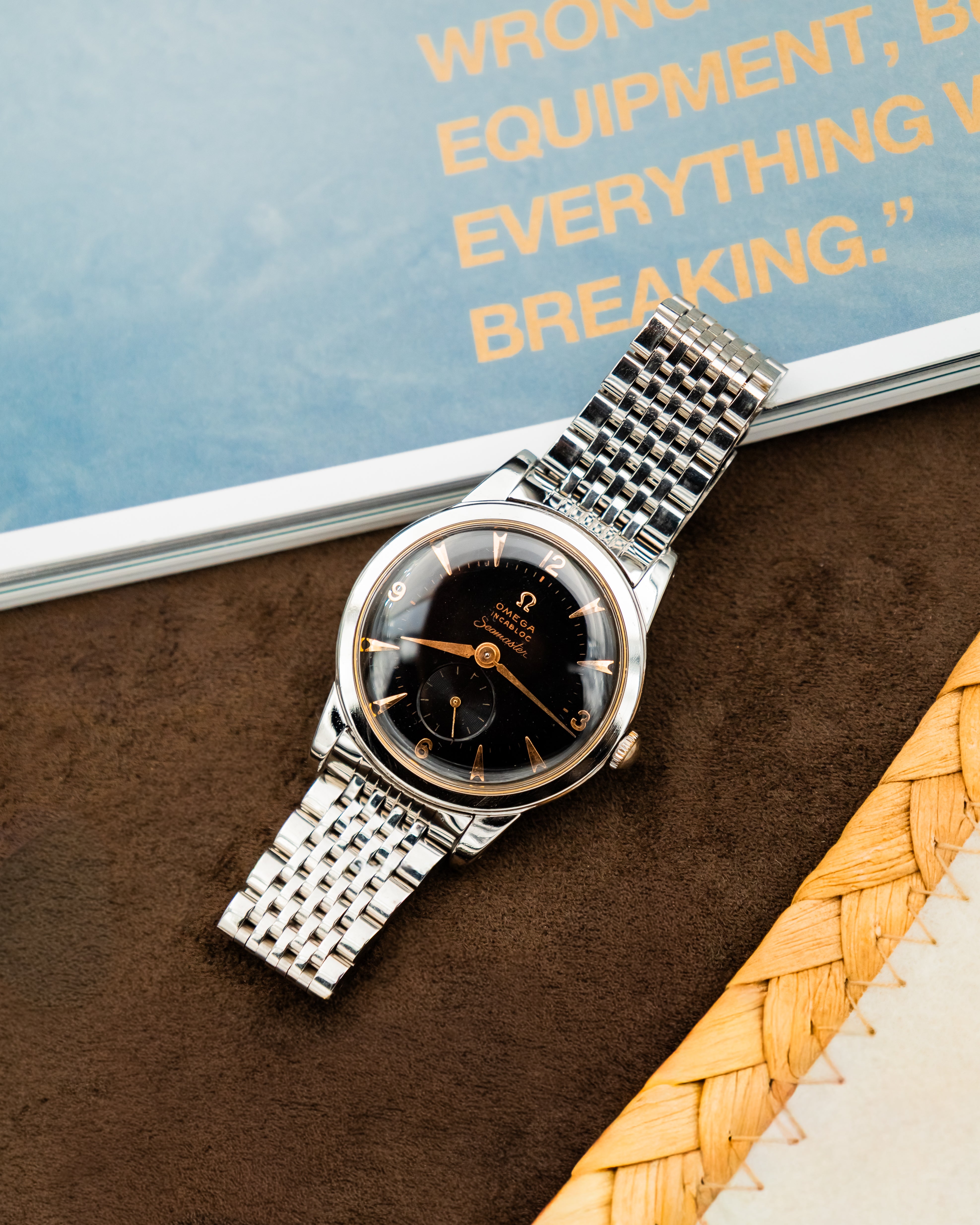 Omega 2657-1 Seamaster Bumper - Black Dial