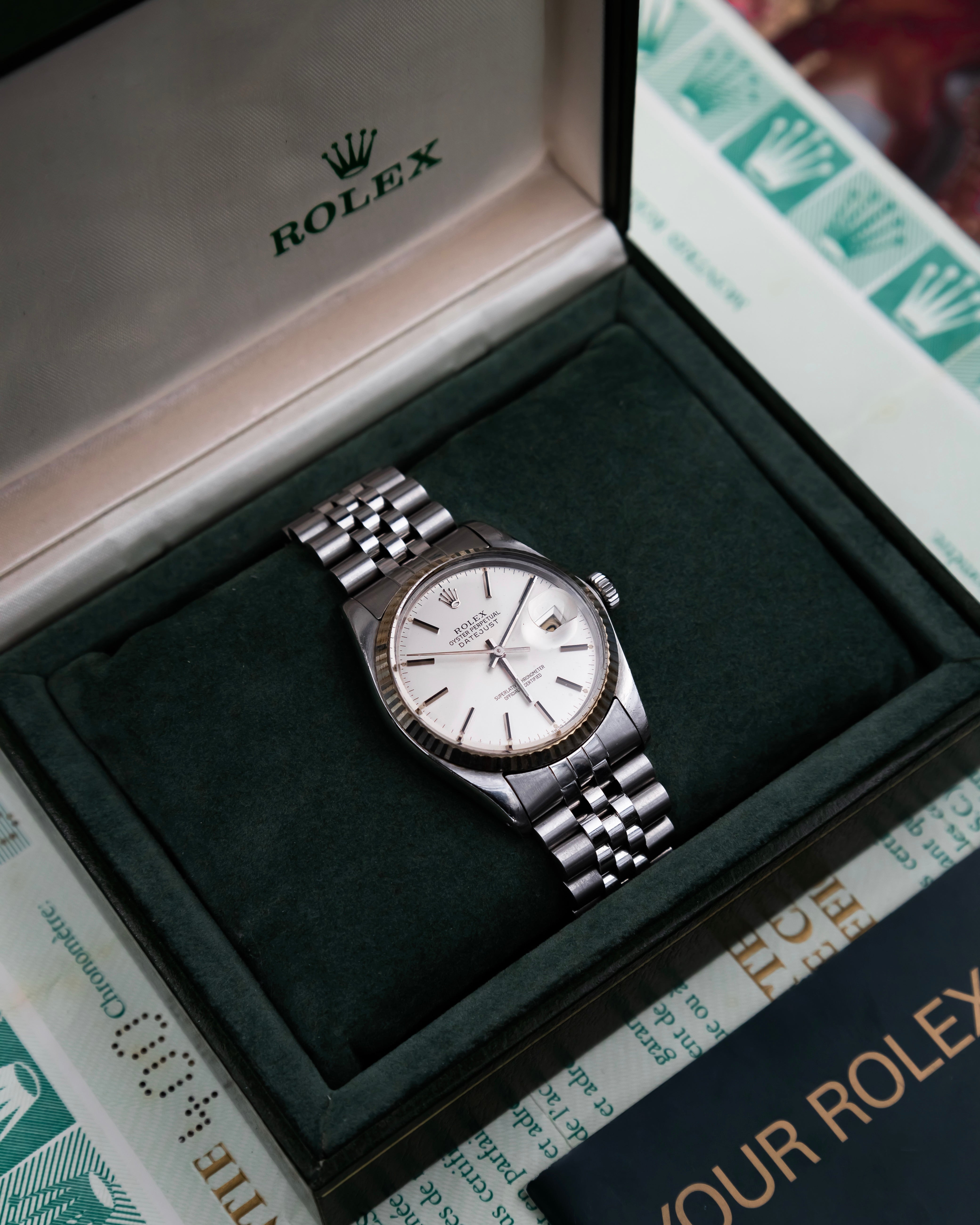 Rolex 16014 Perpetual Datejust - grey dial