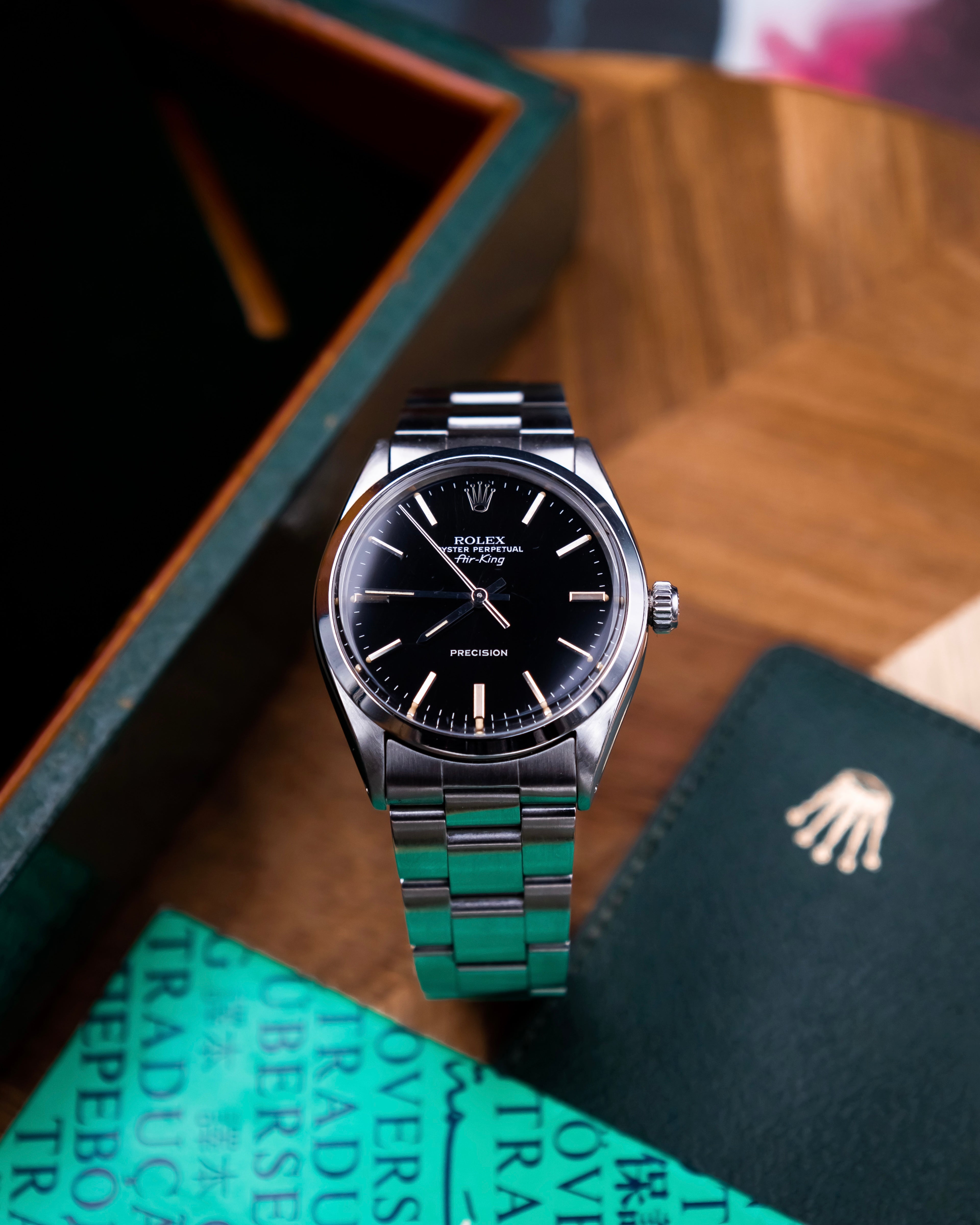 Rolex 5500 Airking - black dial