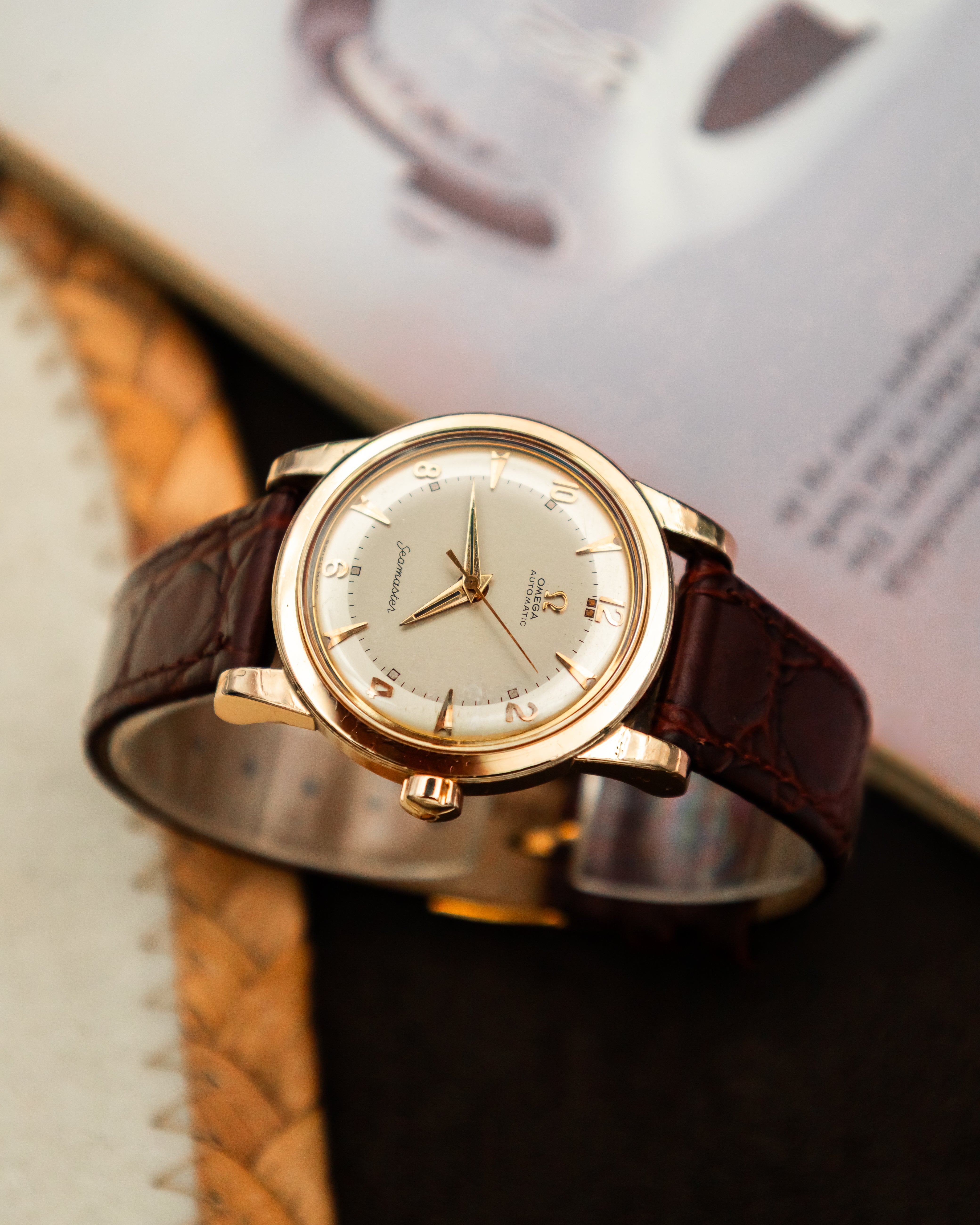 Omega 2577-11 SC Seamaster Bumper - two-tone champagne dial