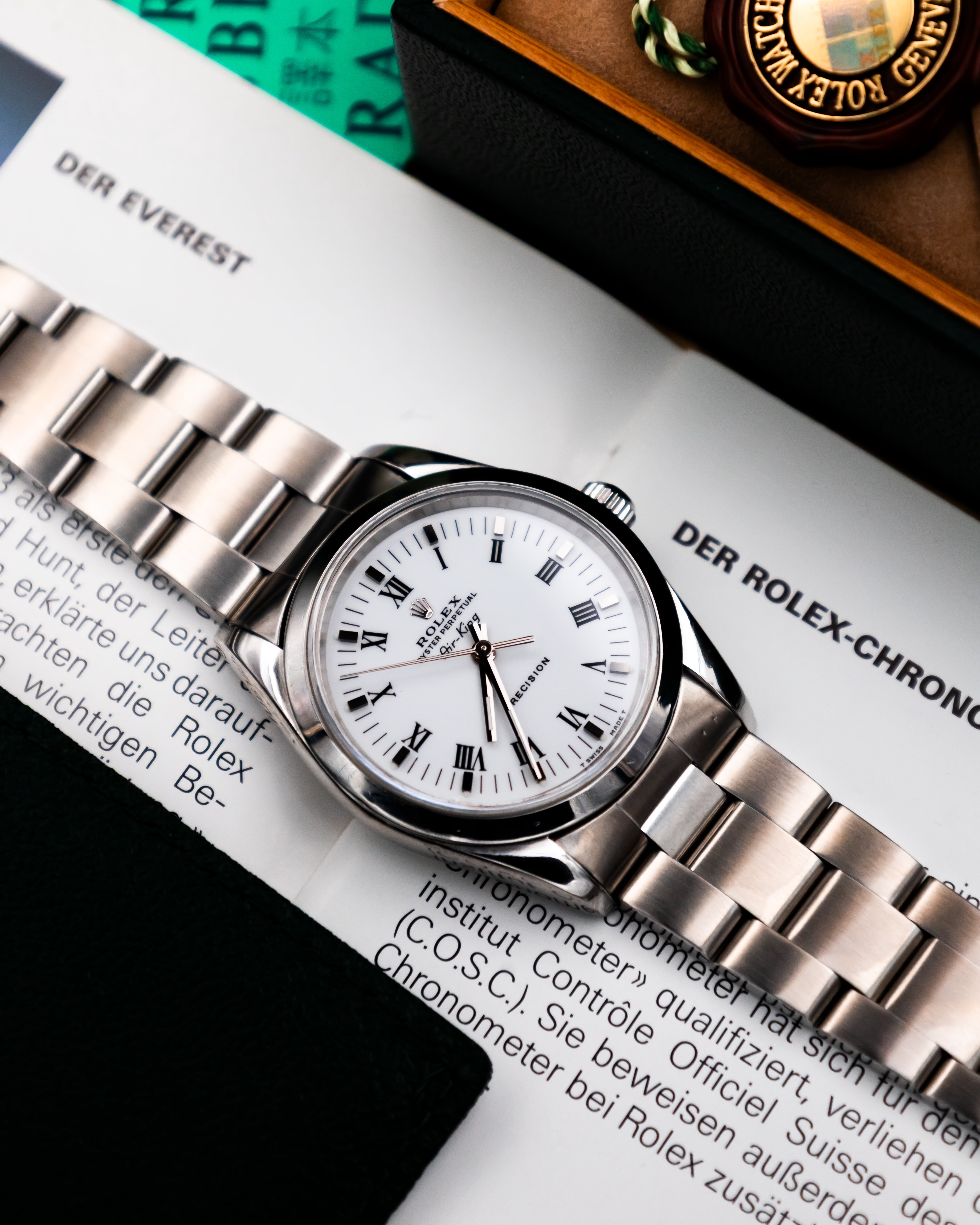 Rolex 14000 Air-king - White dial