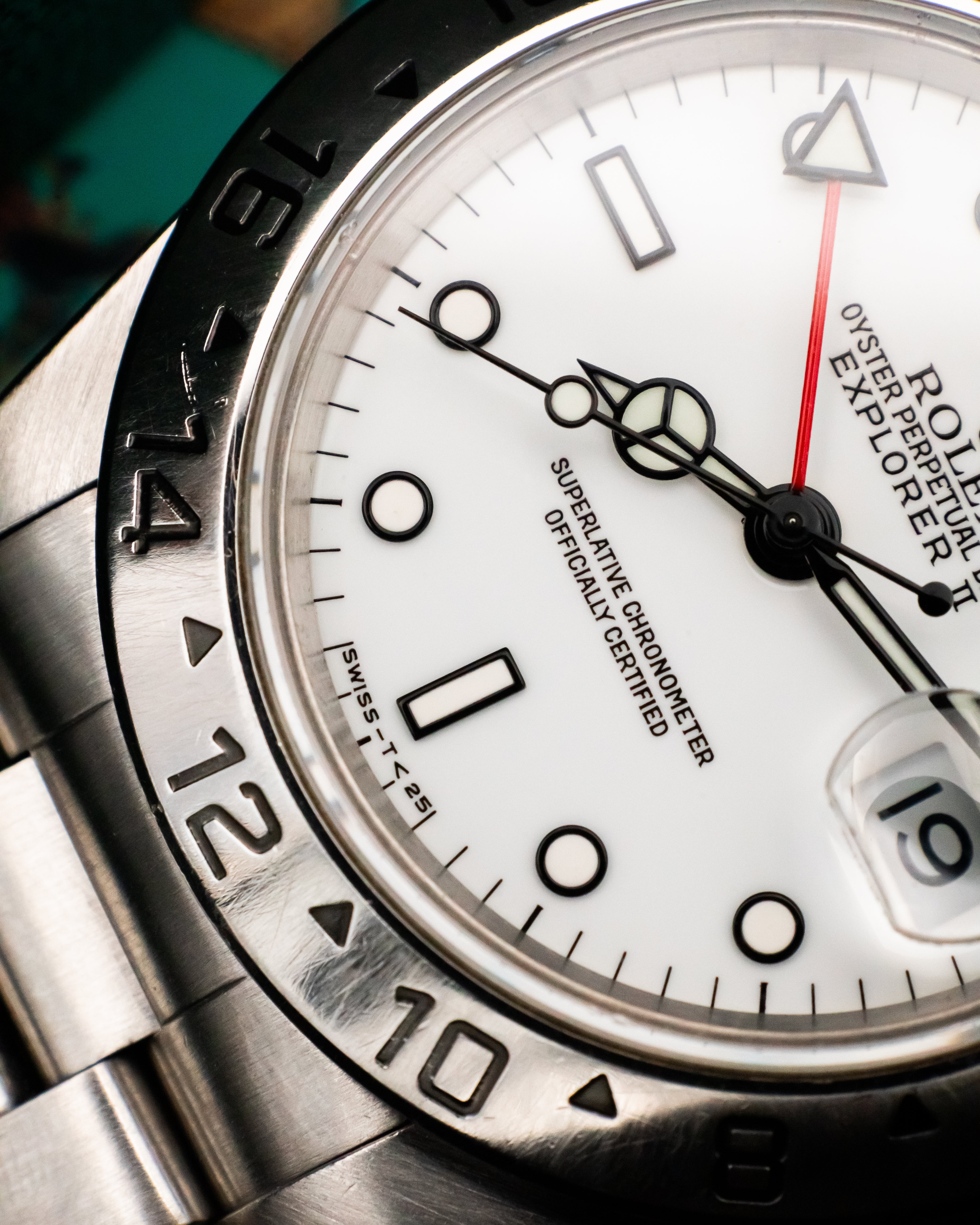 Rolex 16570 Explorer II - Polar White Dial