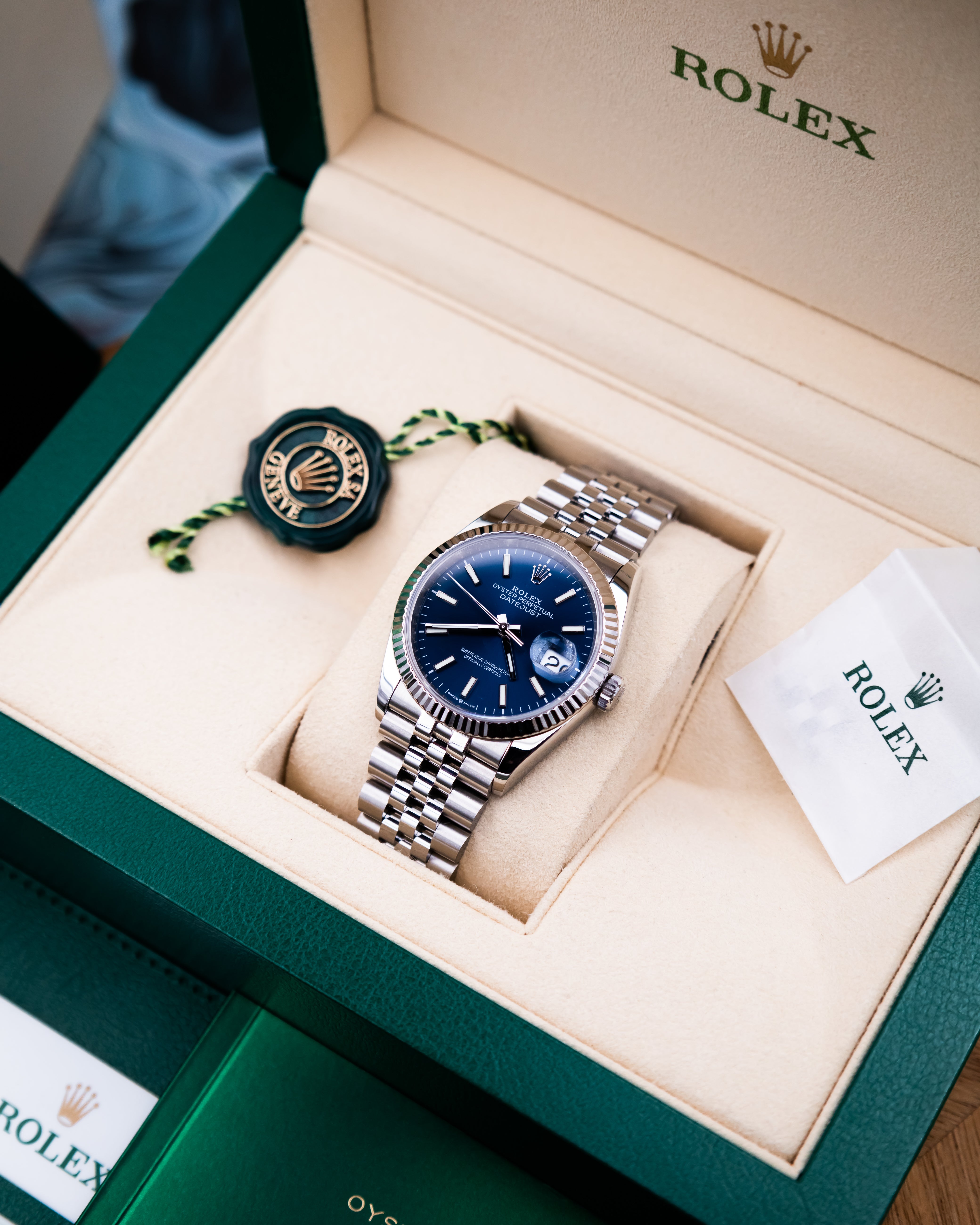Rolex 126234 Perpetual Datejust - blue dial