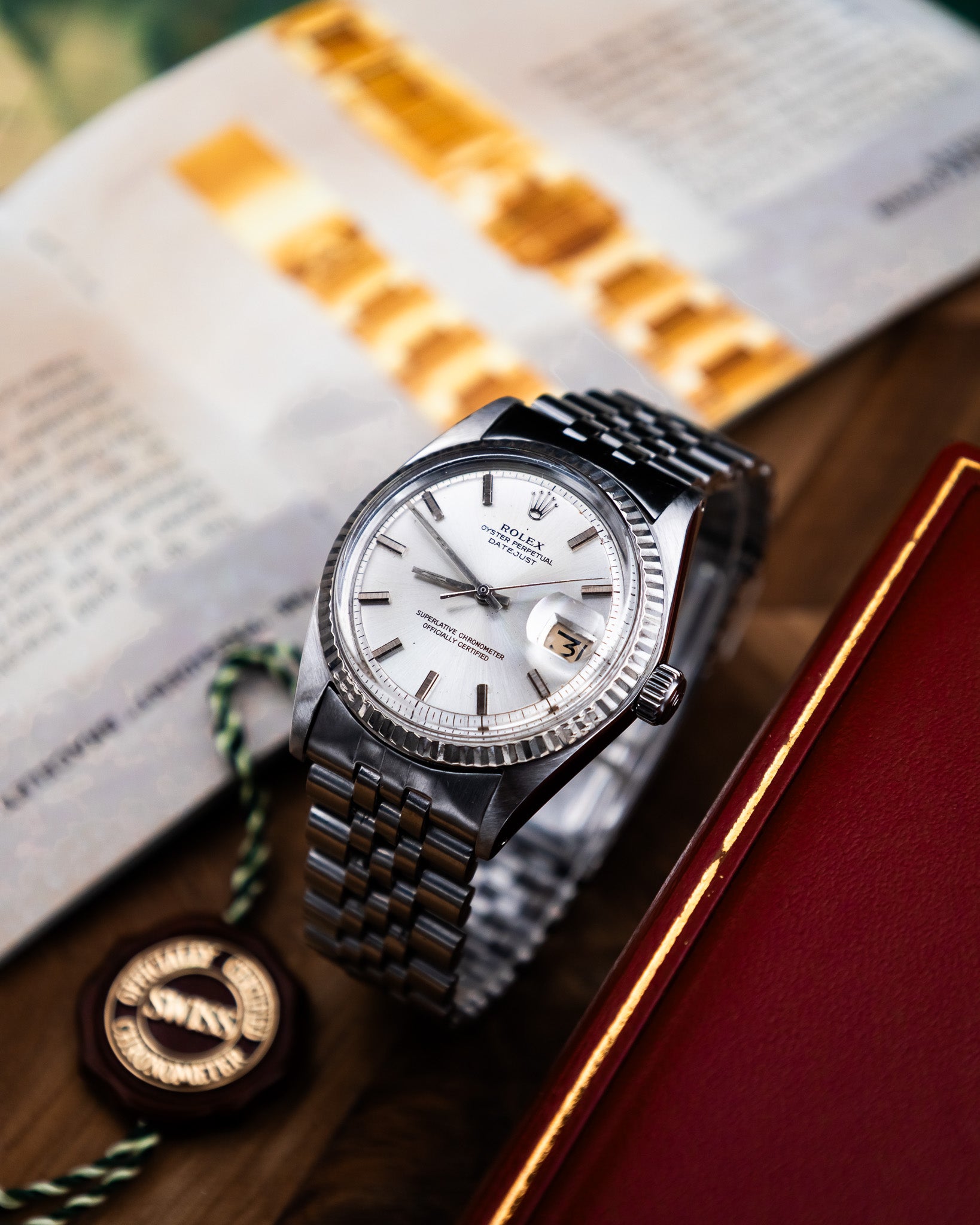 Rolex 1601 Oyster Perpetual- silver dial