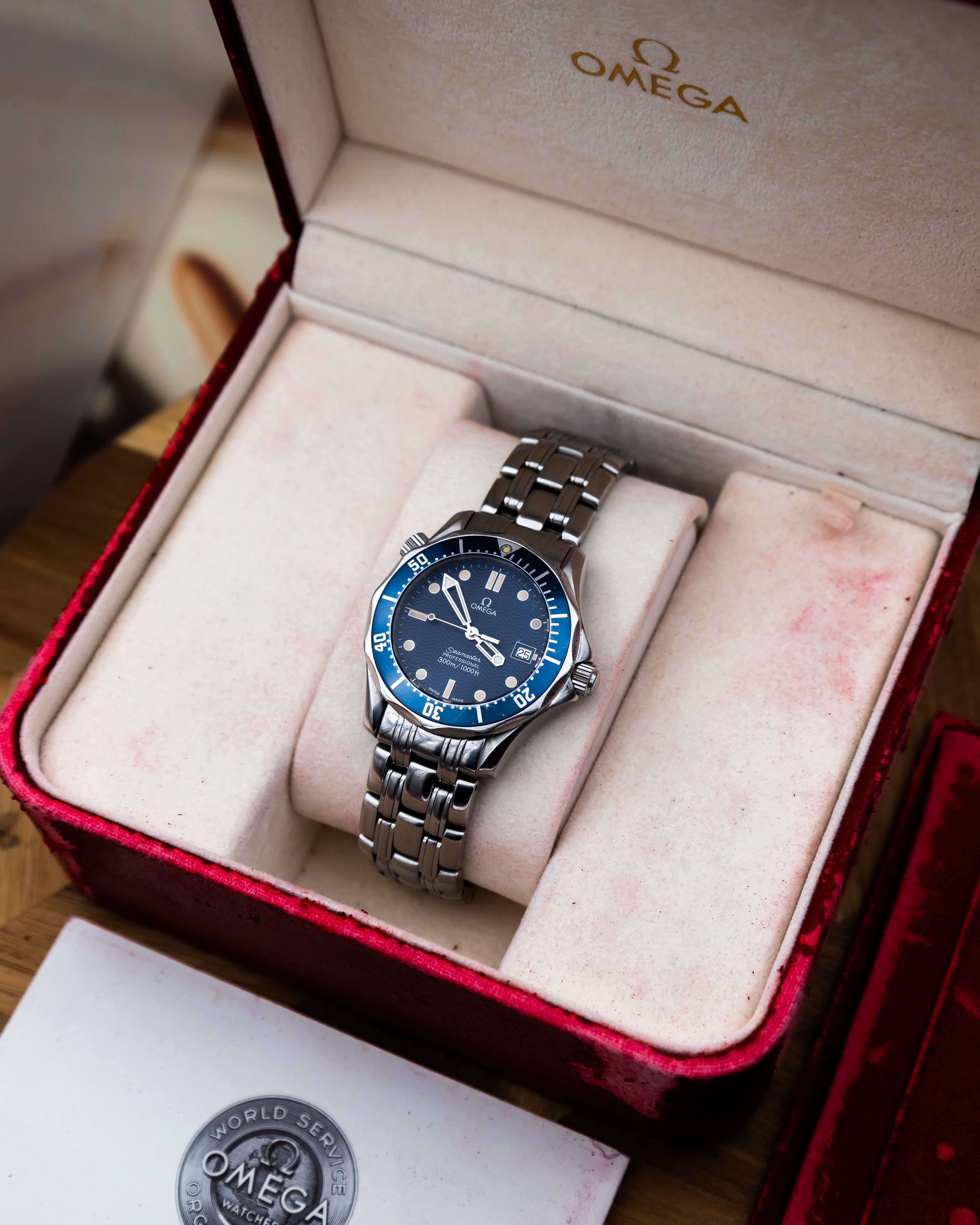 Omega 2561.80 Seamaster 300M - blue dial