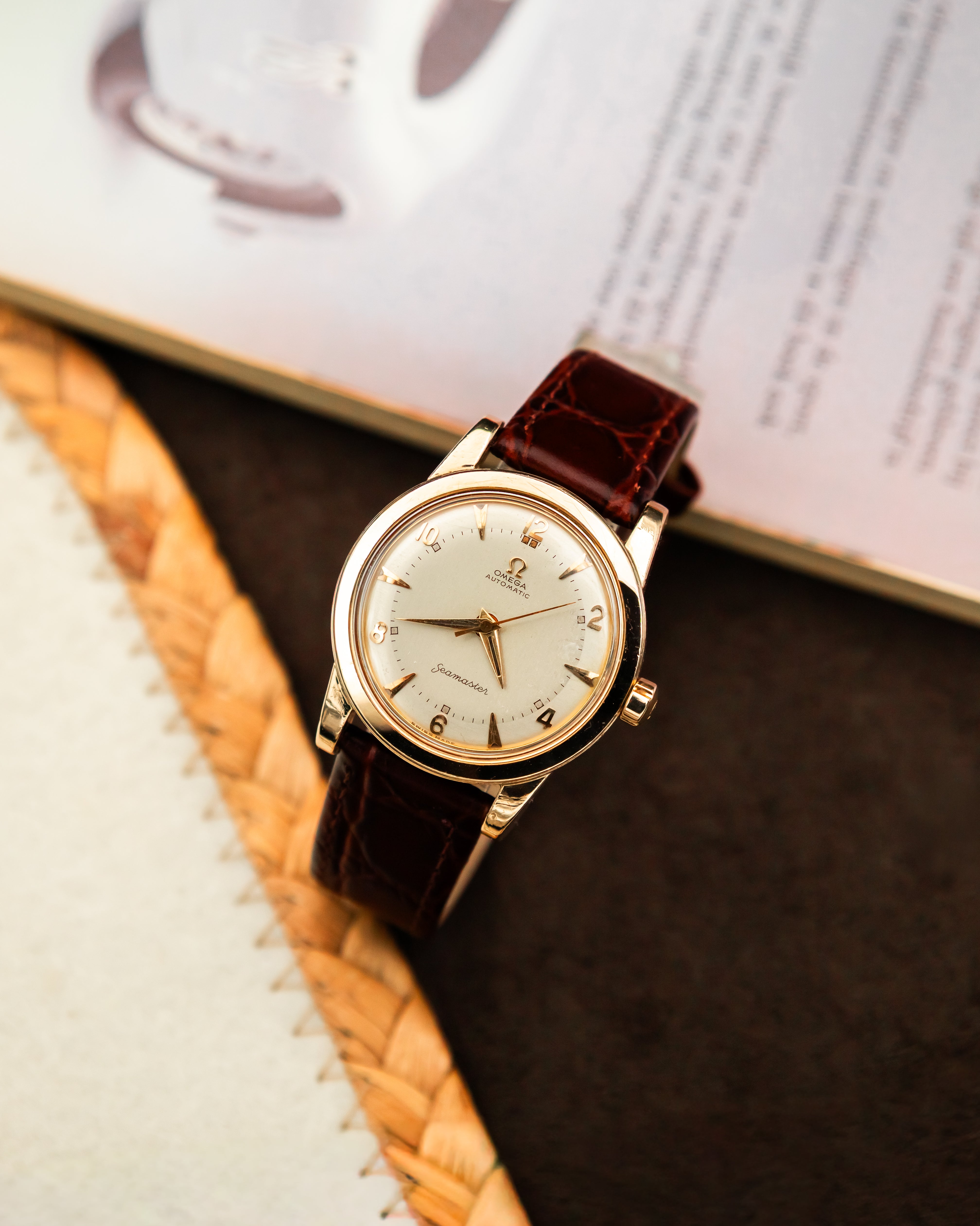 Omega 2577-11 SC Seamaster Bumper - two-tone champagne dial