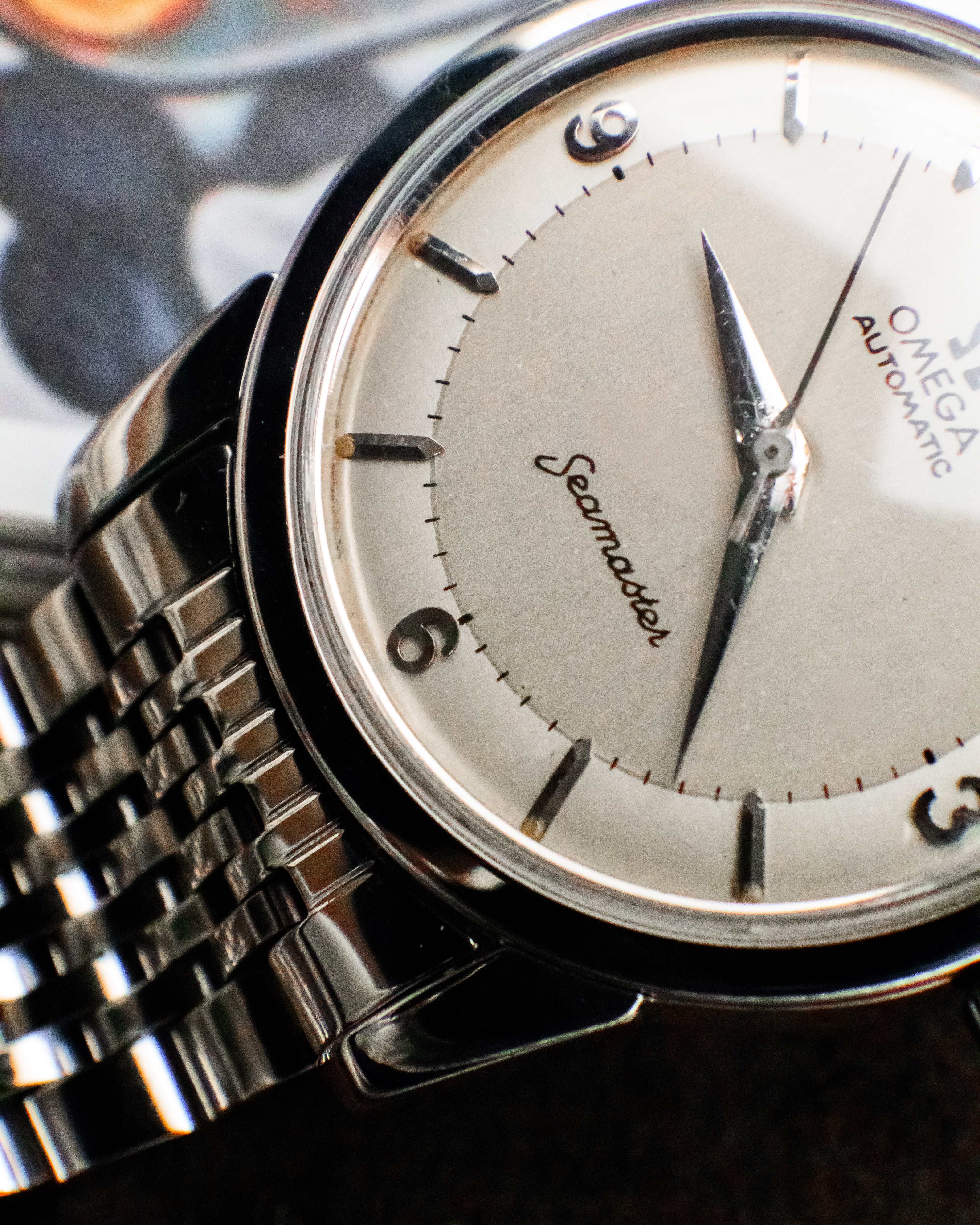 Omega 2846-2 SC Seamaster - Silver 2 tone dial