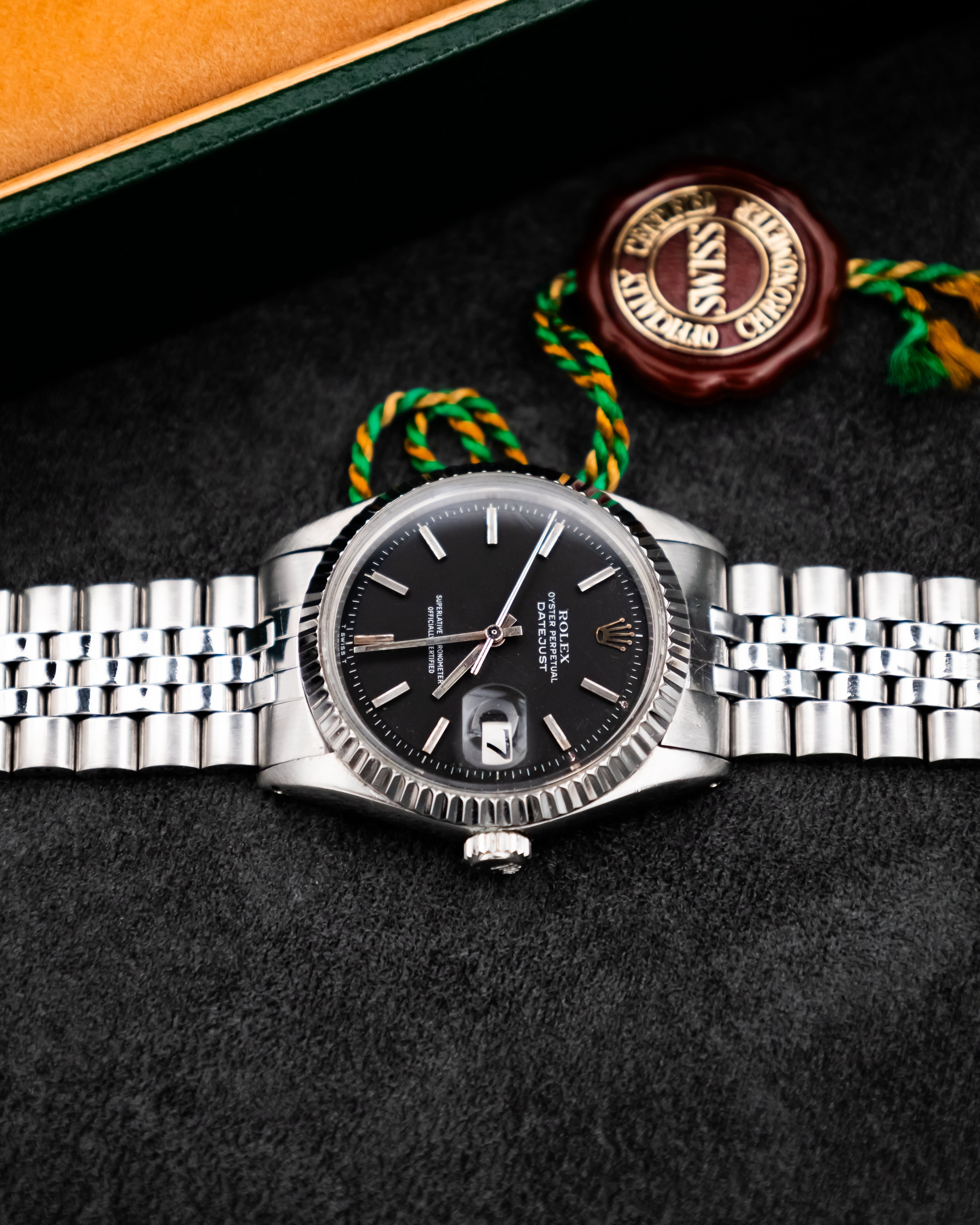 Rolex 1603 Perpetual Datejust - black dial