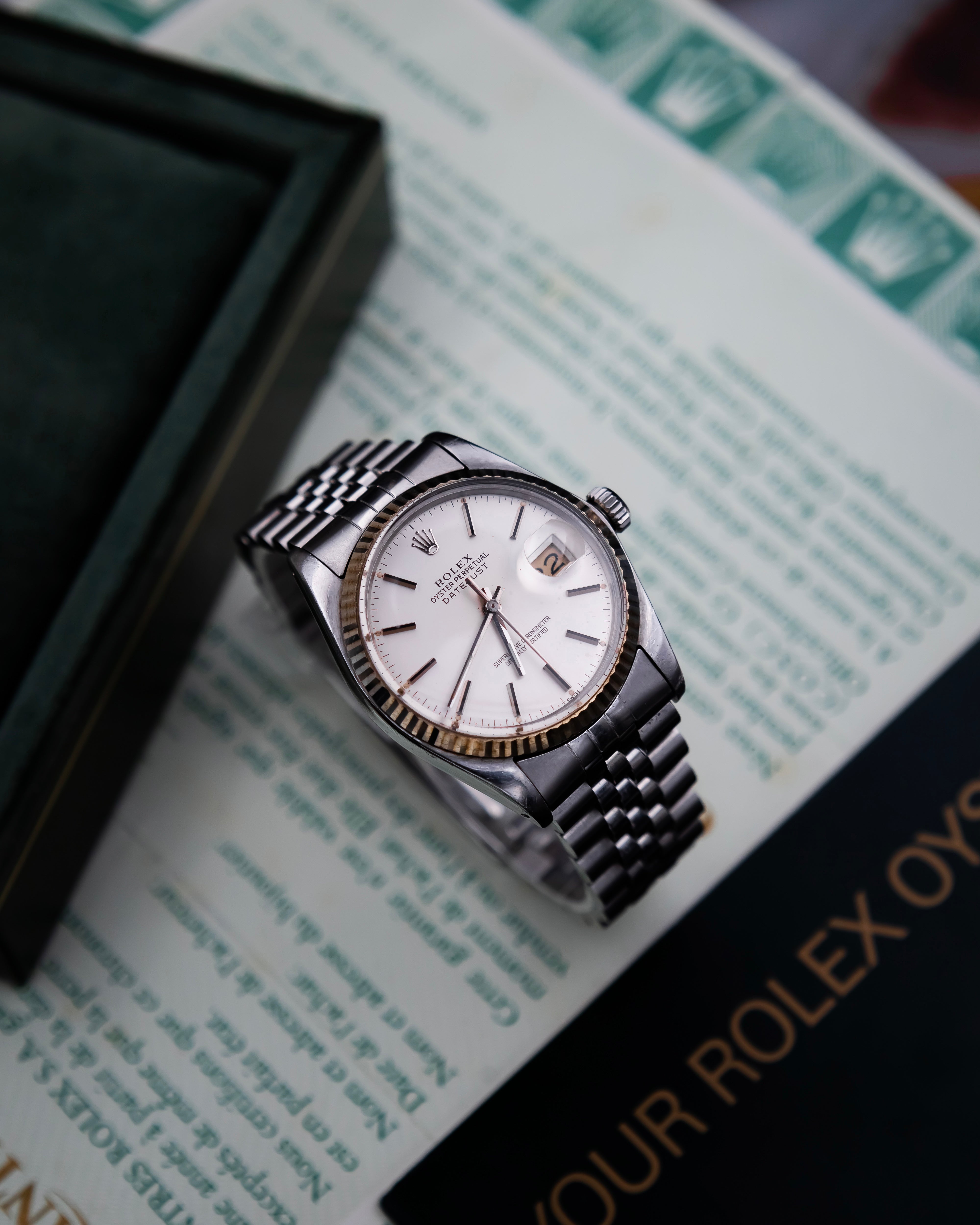 Rolex 16014 Perpetual Datejust - grey dial