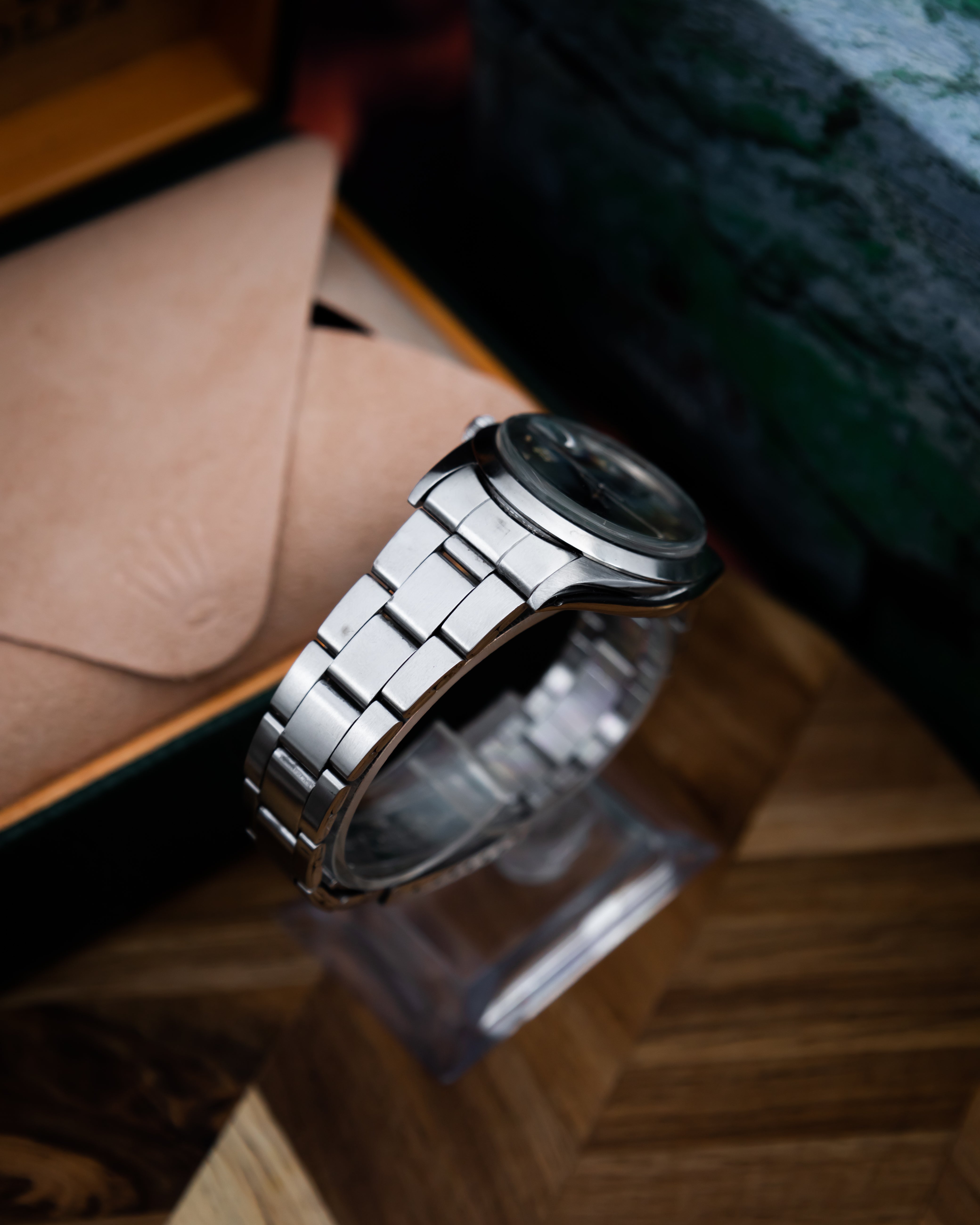Rolex 6694 Oysterdate - dark grey dial