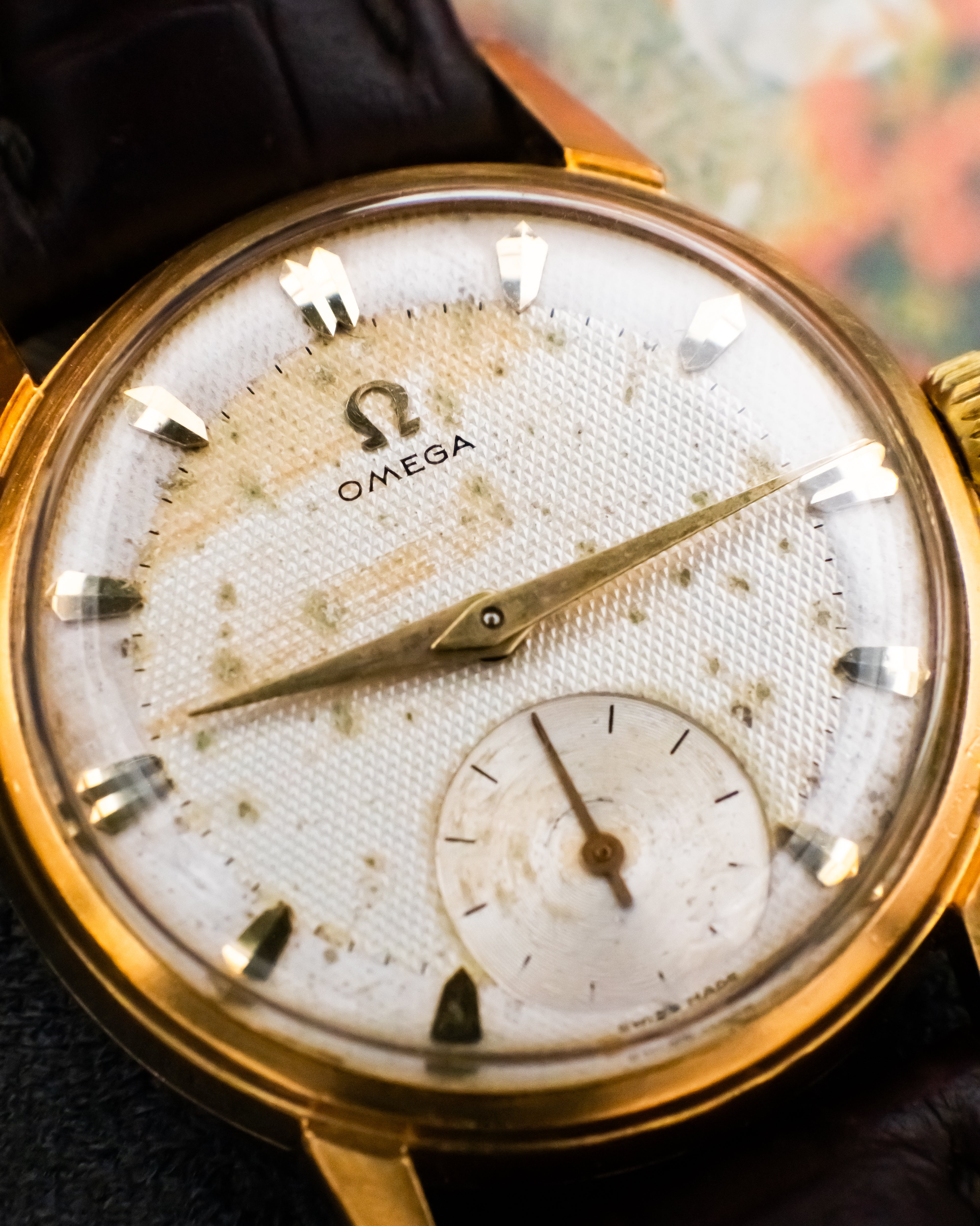 Omega 2901-2 Sub Second - Waffle Dial