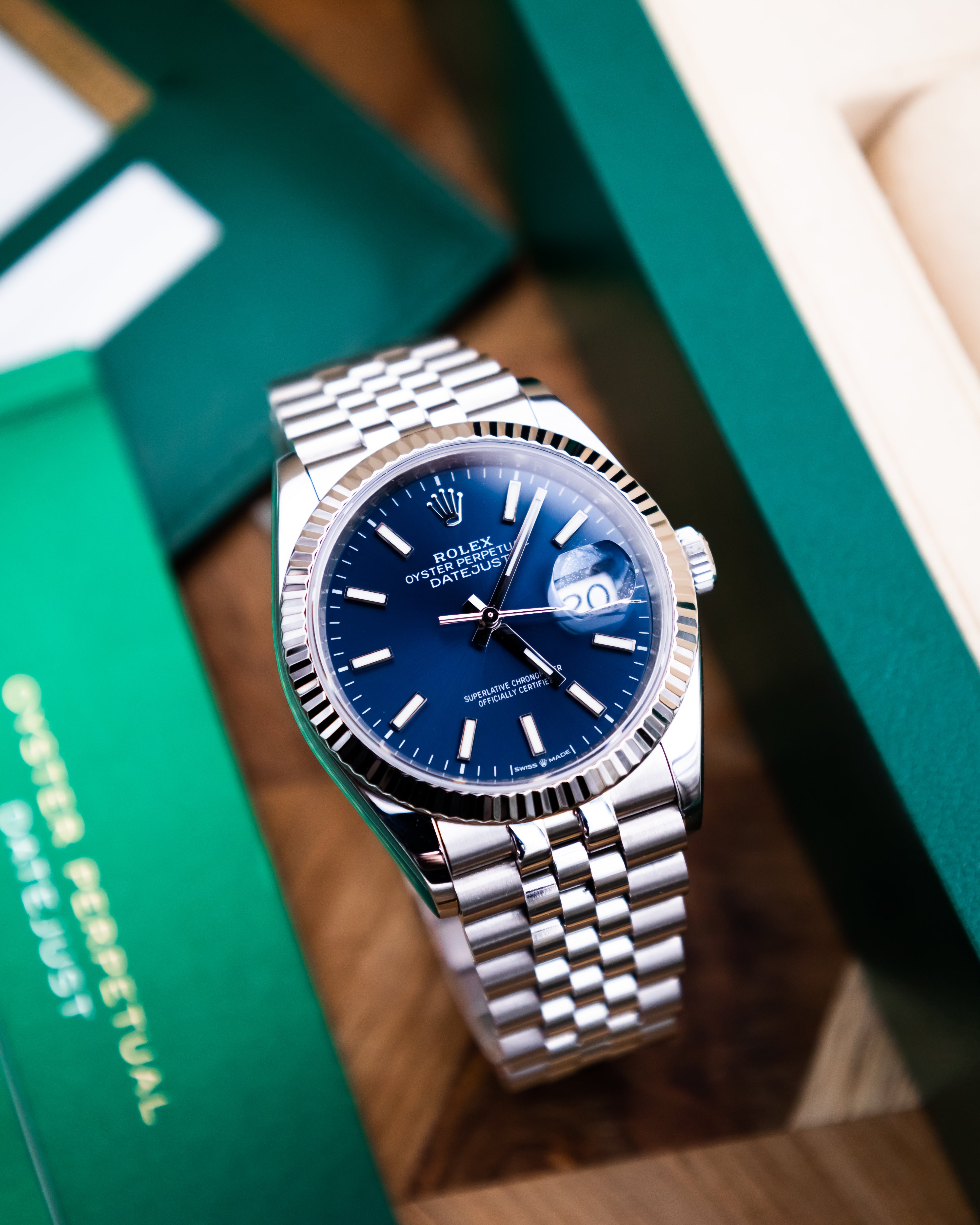 Rolex 126234 Perpetual Datejust - blue dial