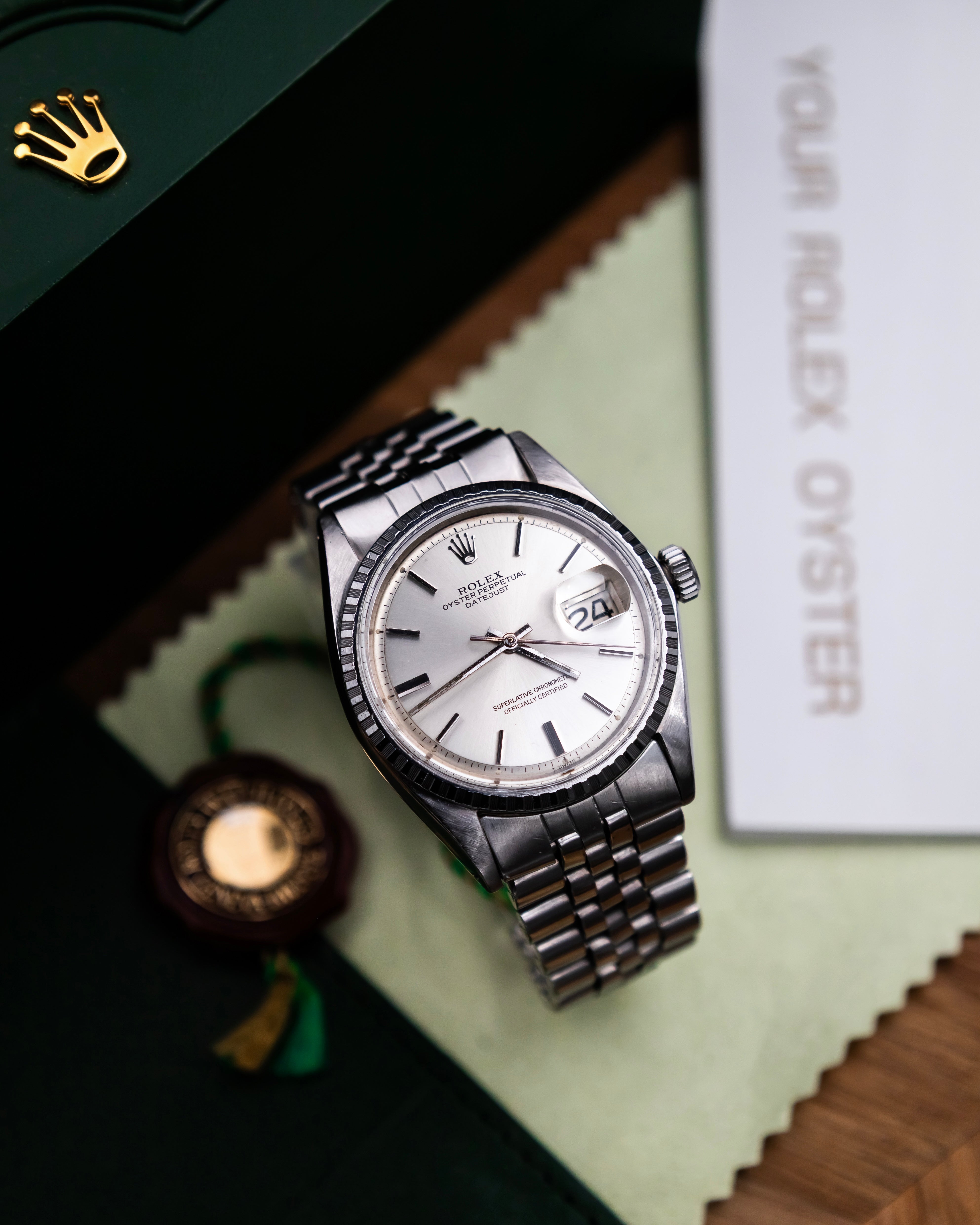 Rolex 1603 Perpetual Datejust - Silver dial