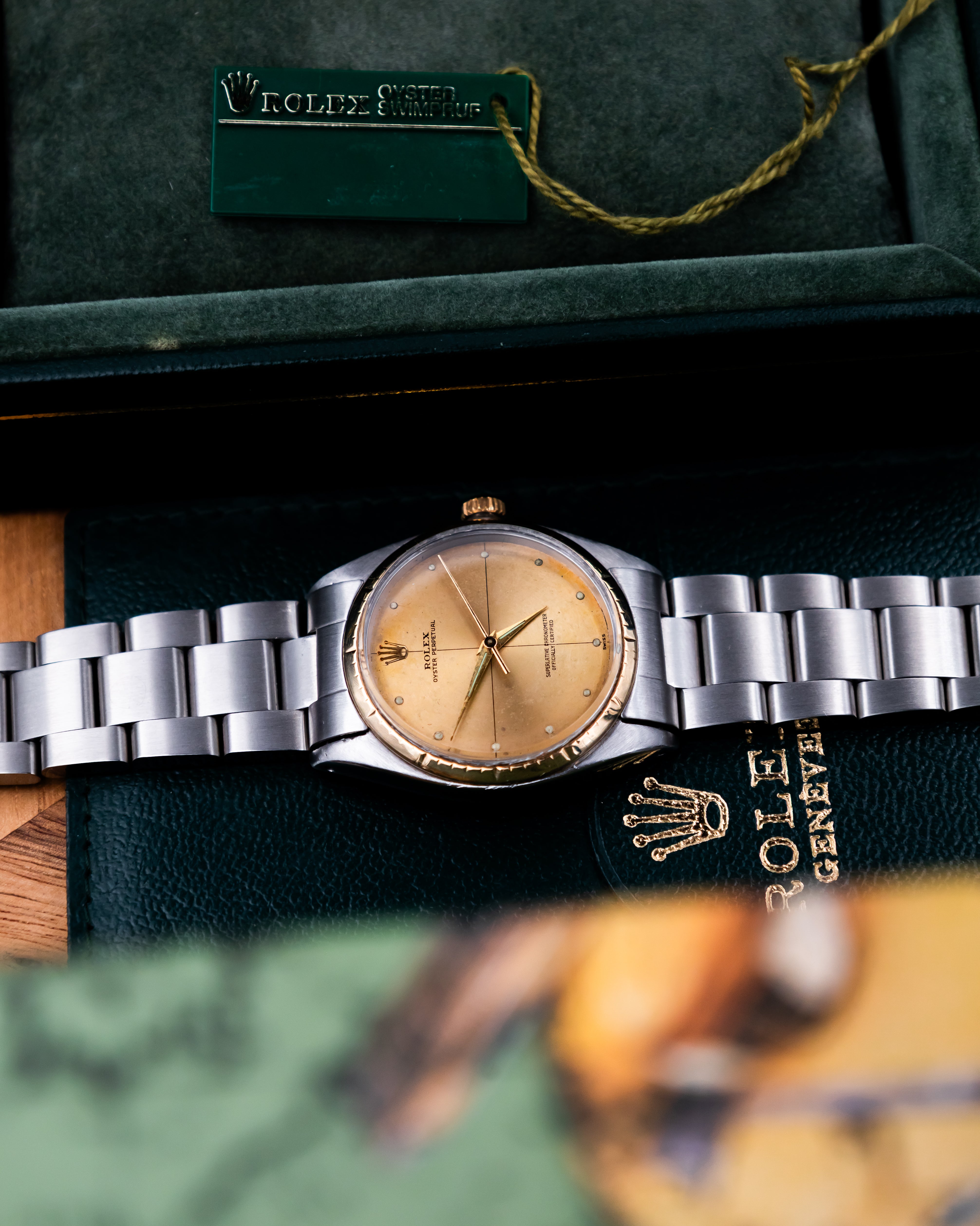Rolex 1008 Oyster Perpetual- gold dial