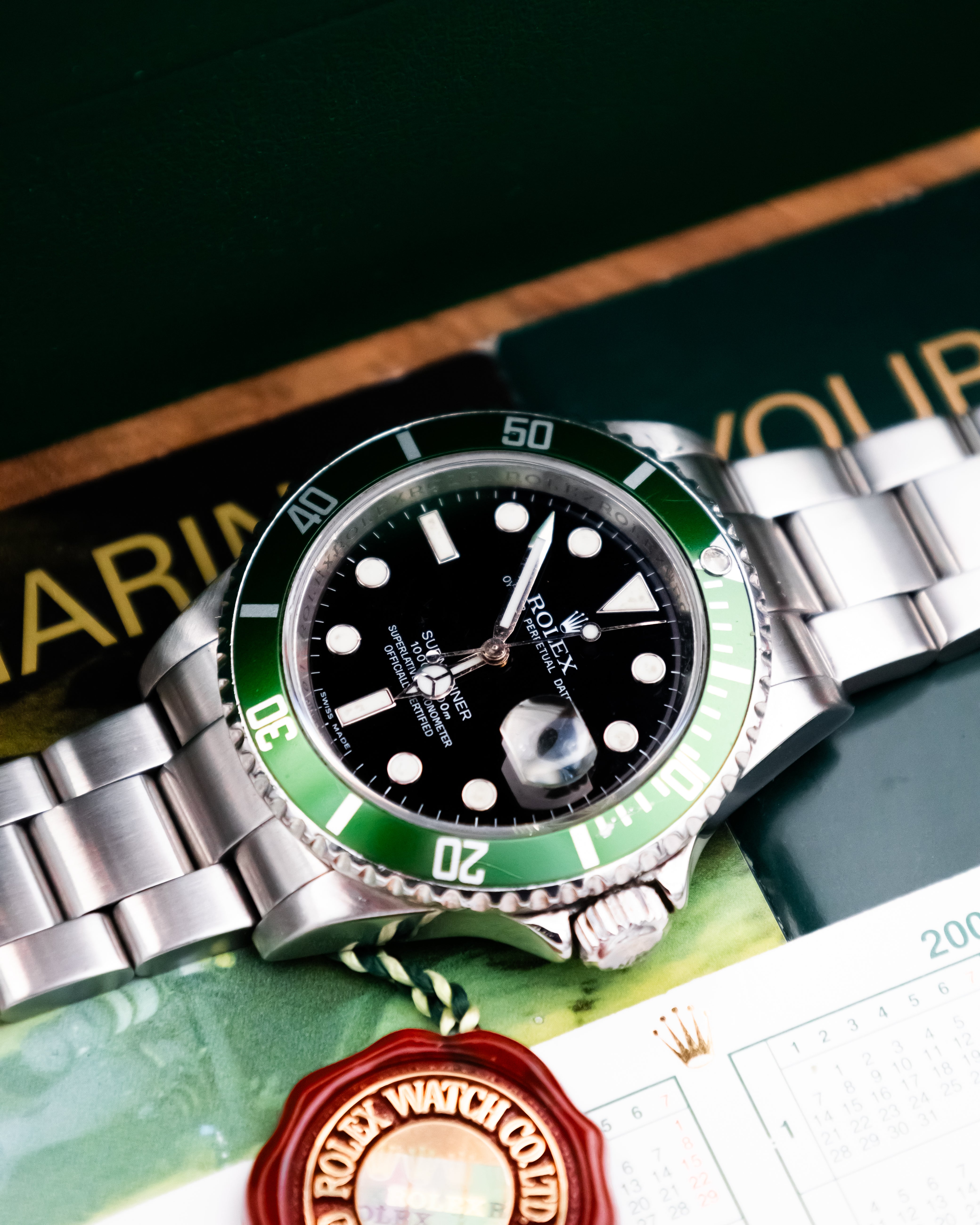 Rolex 16610LV SUBMARINER - black maxi dial