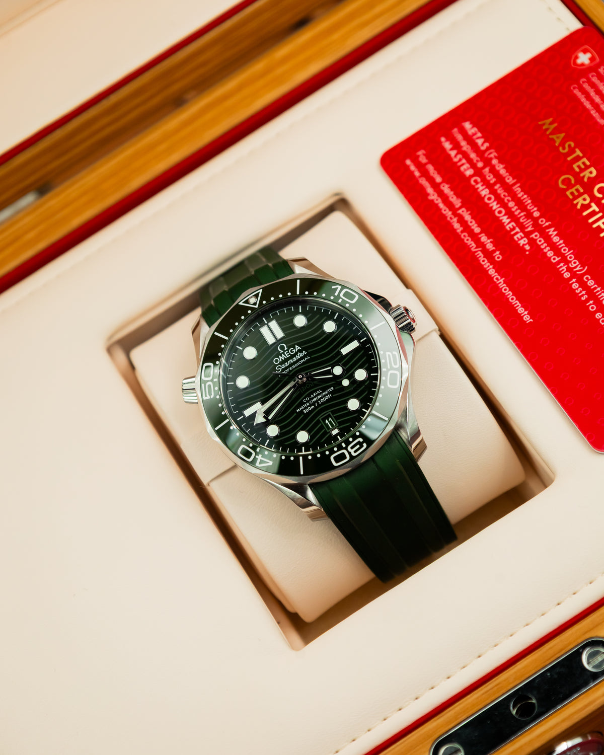 Omega Seamaster Diver 300M Co-Axial - Green Dial