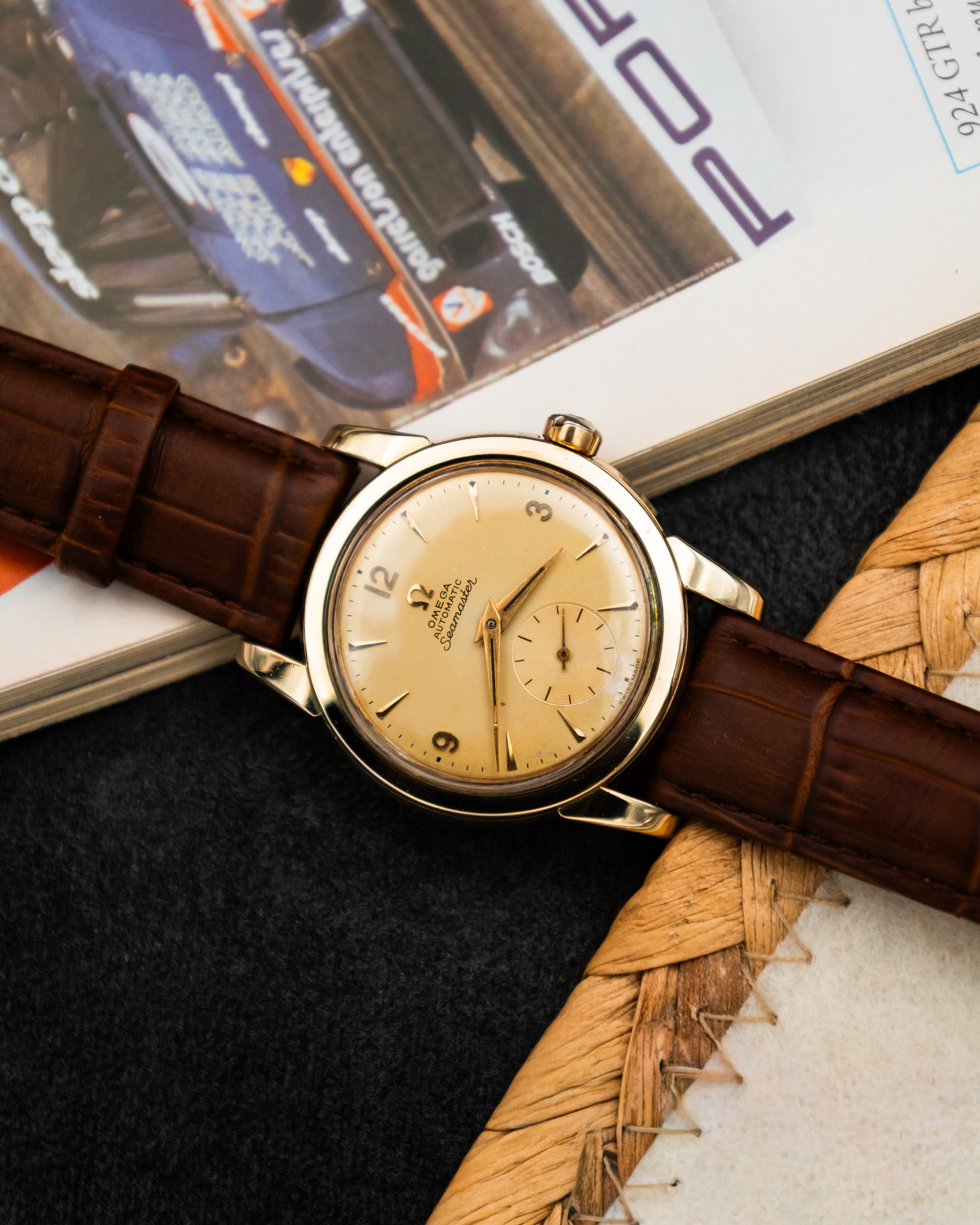 Omega 2848-1 Seamaster Sub-Second - Champagne Dial