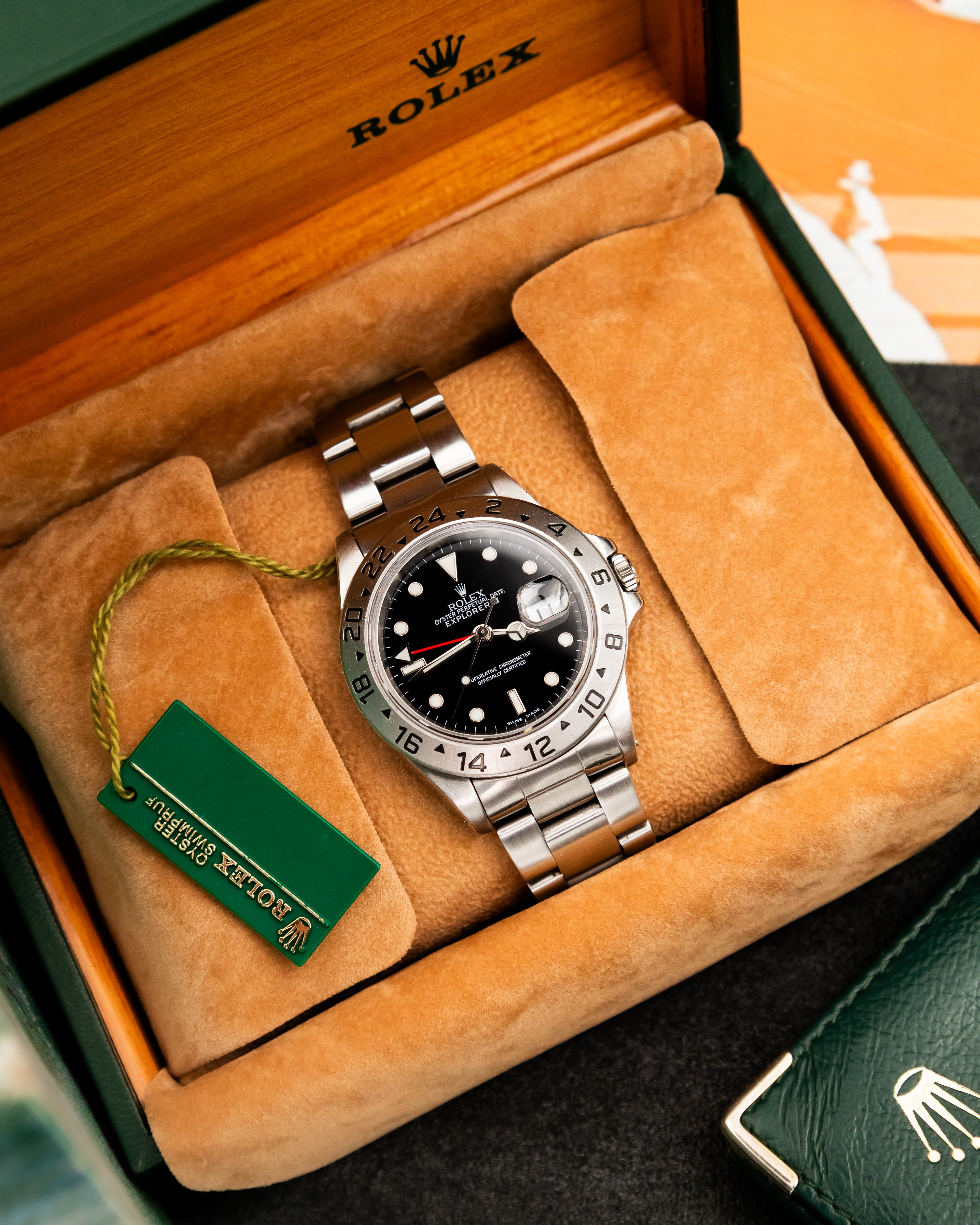 Rolex 16570 Explorer II - Black Dial