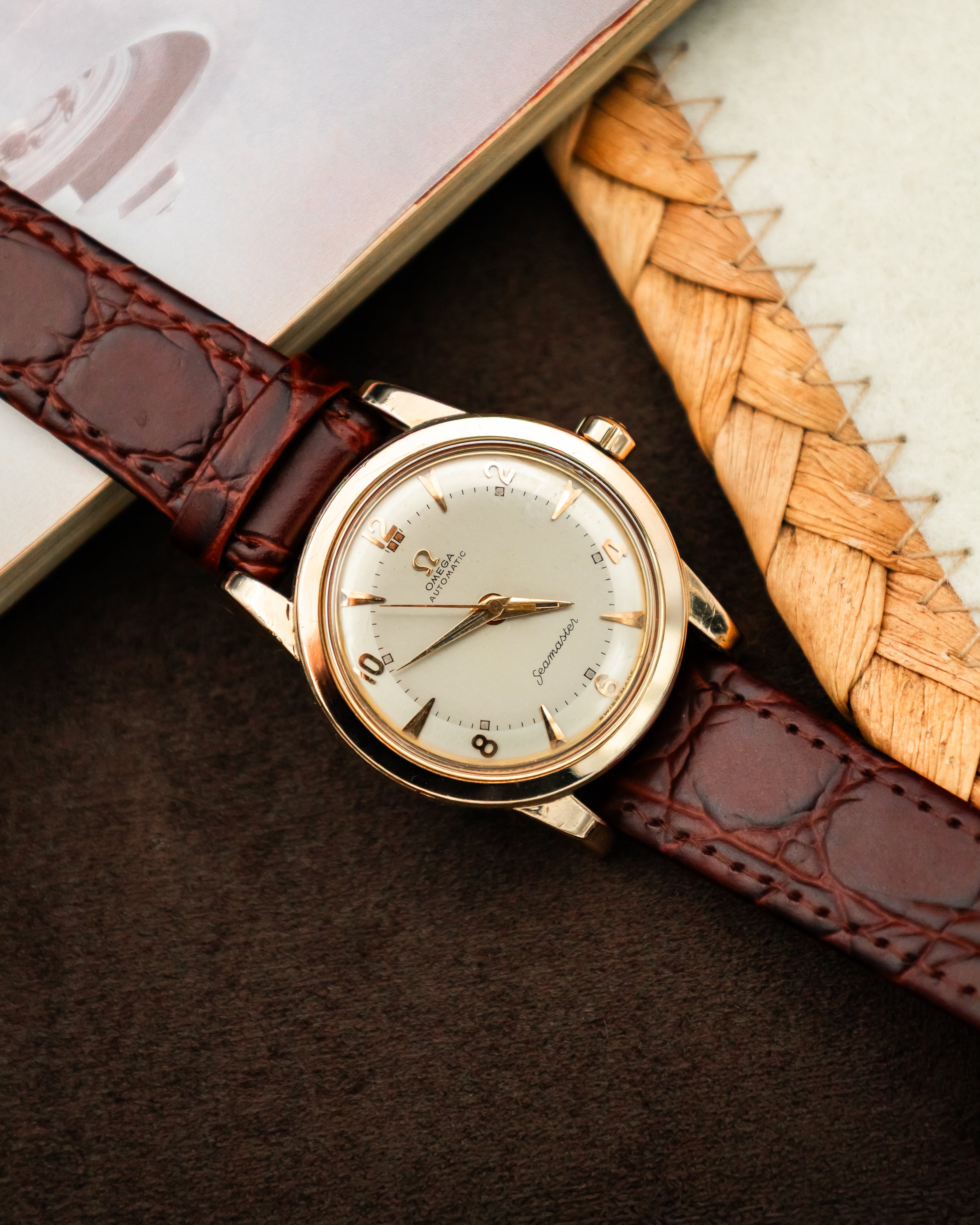 Omega 2577-11 SC Seamaster Bumper - two-tone champagne dial