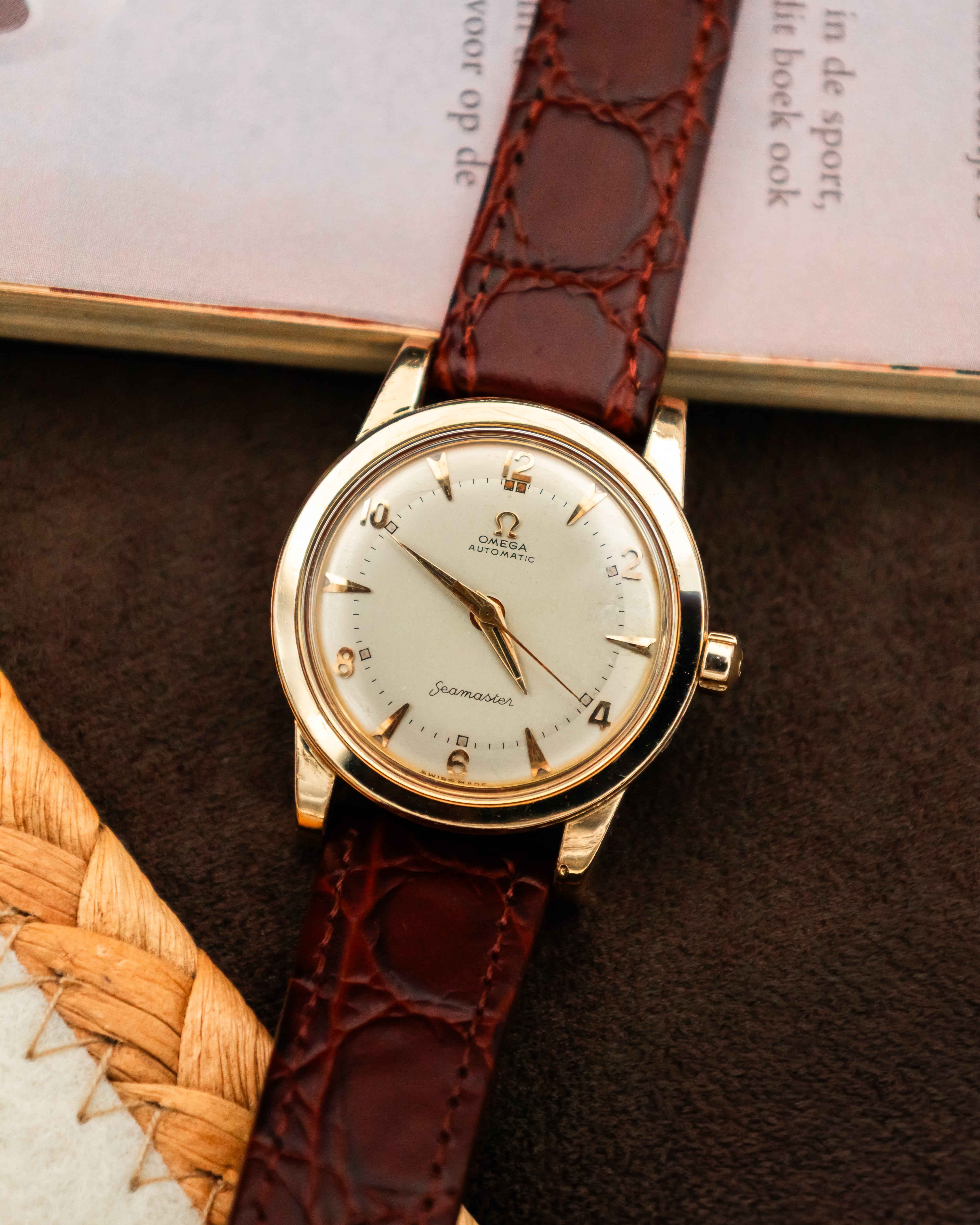 Omega 2577-11 SC Seamaster Bumper - two-tone champagne dial