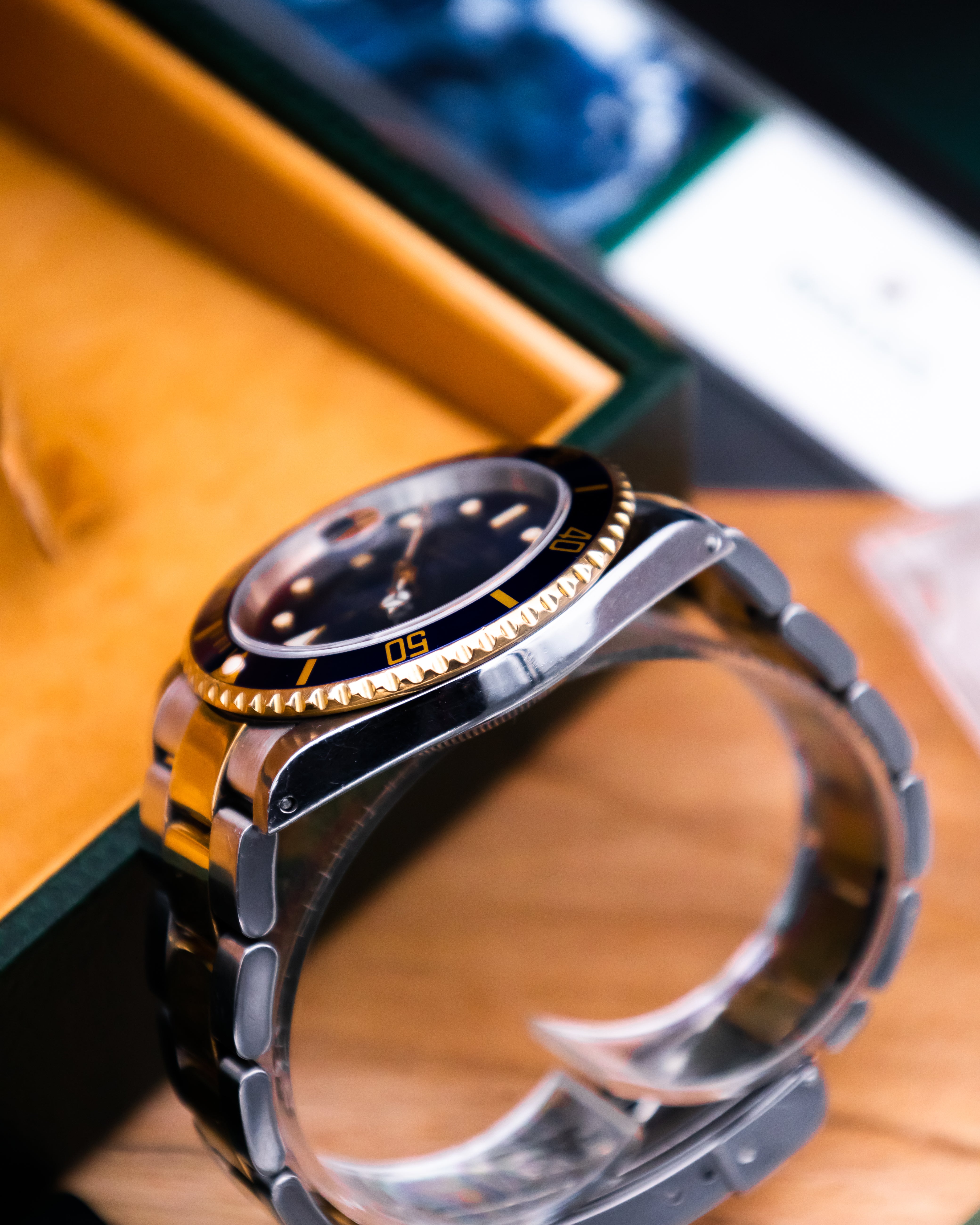 Rolex 16613 submariner date - blue dial
