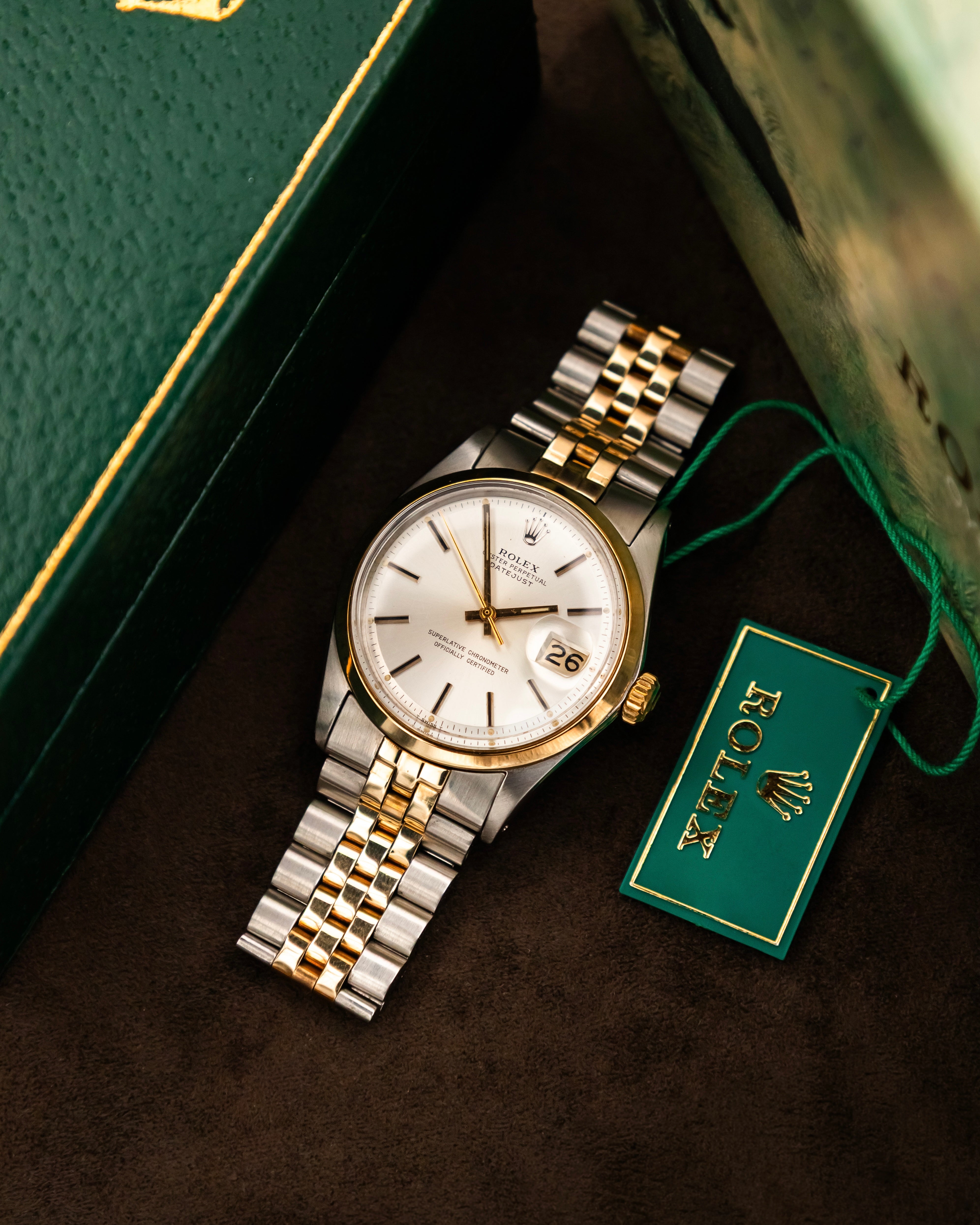 Rolex 1600 Datejust Two-Tone - White Dial