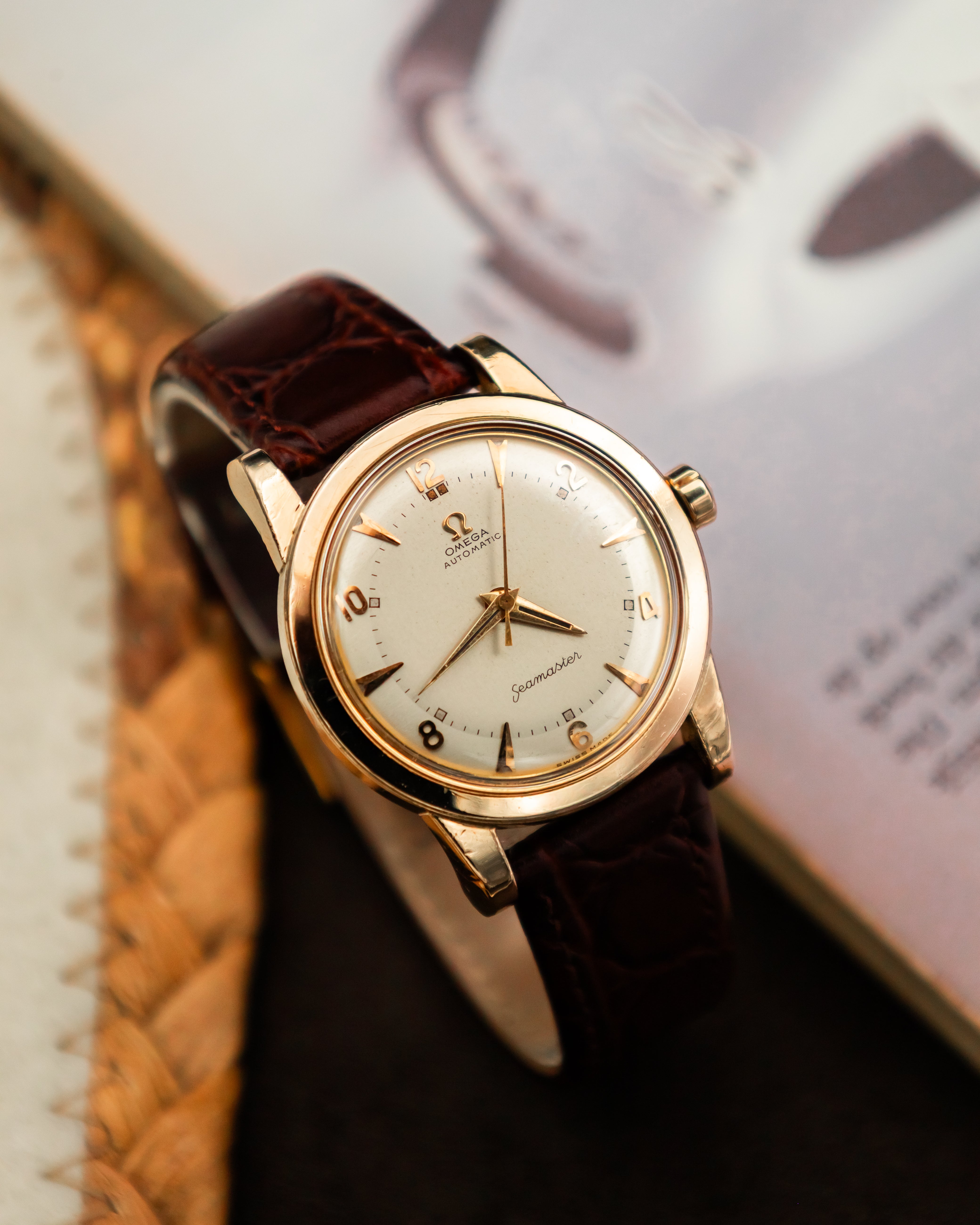 Omega 2577-11 SC Seamaster Bumper - two-tone champagne dial