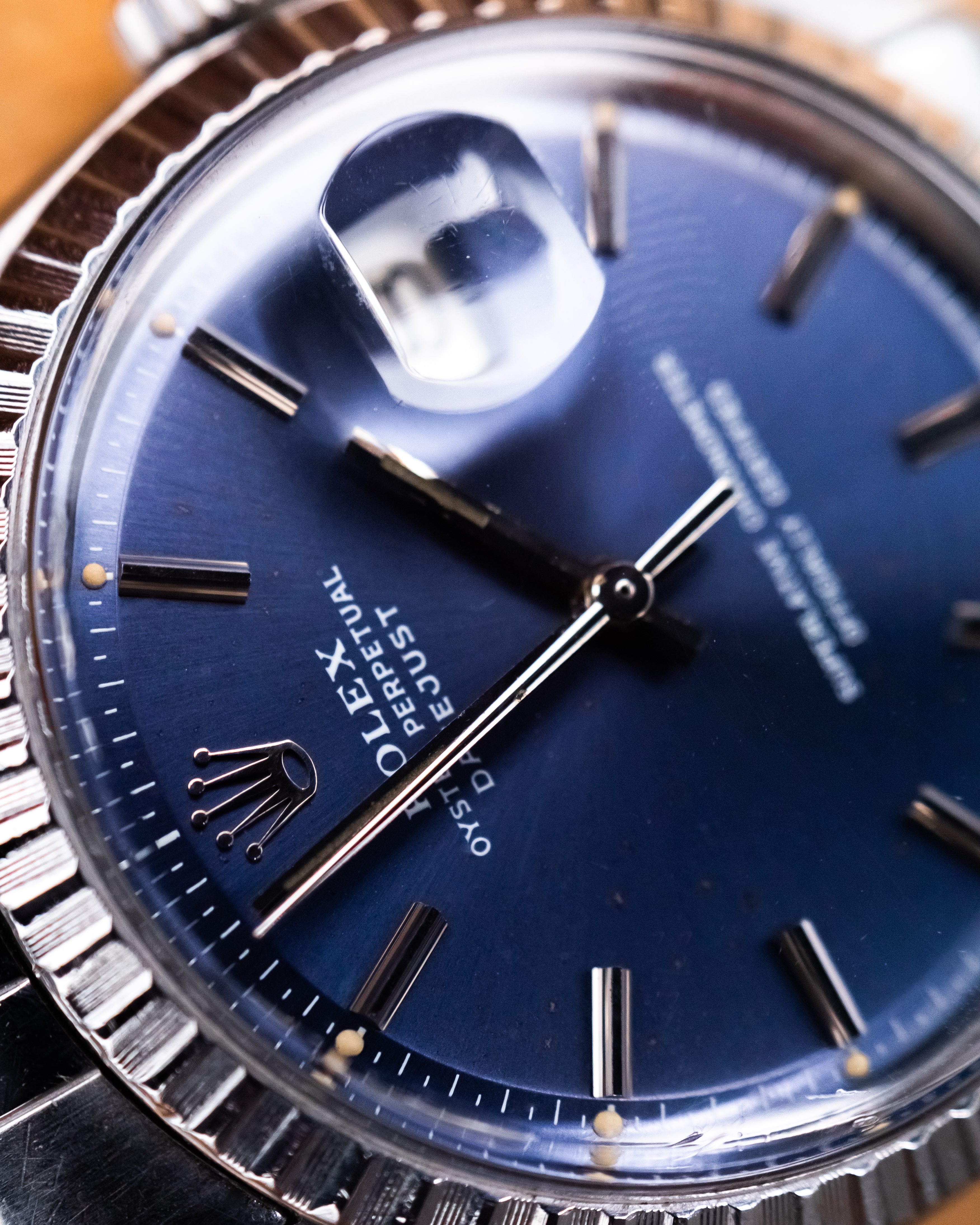 Rolex 1603 Perpetual Datejust - blue dial