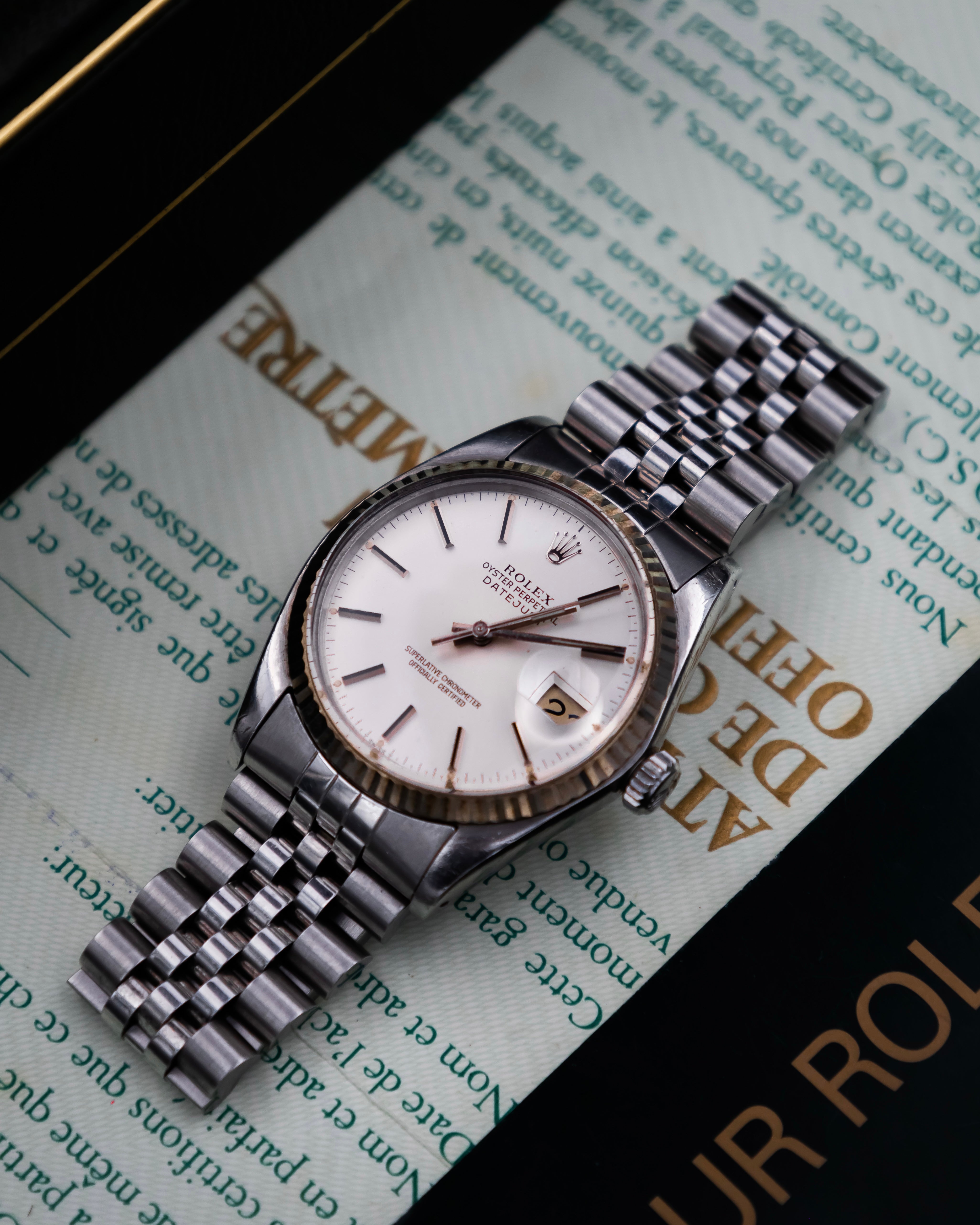 Rolex 16014 Perpetual Datejust - grey dial