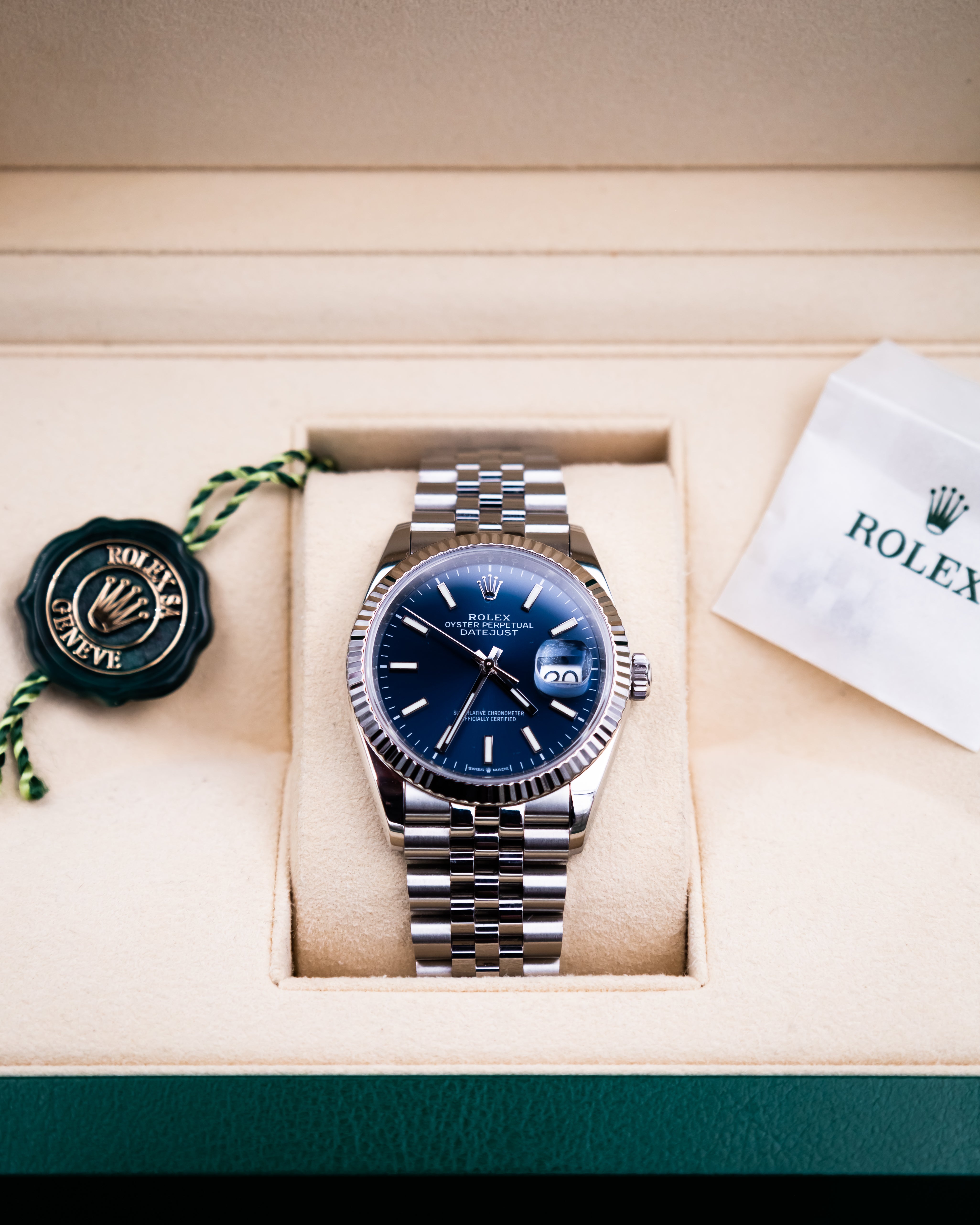 Rolex 126234 Perpetual Datejust - blue dial