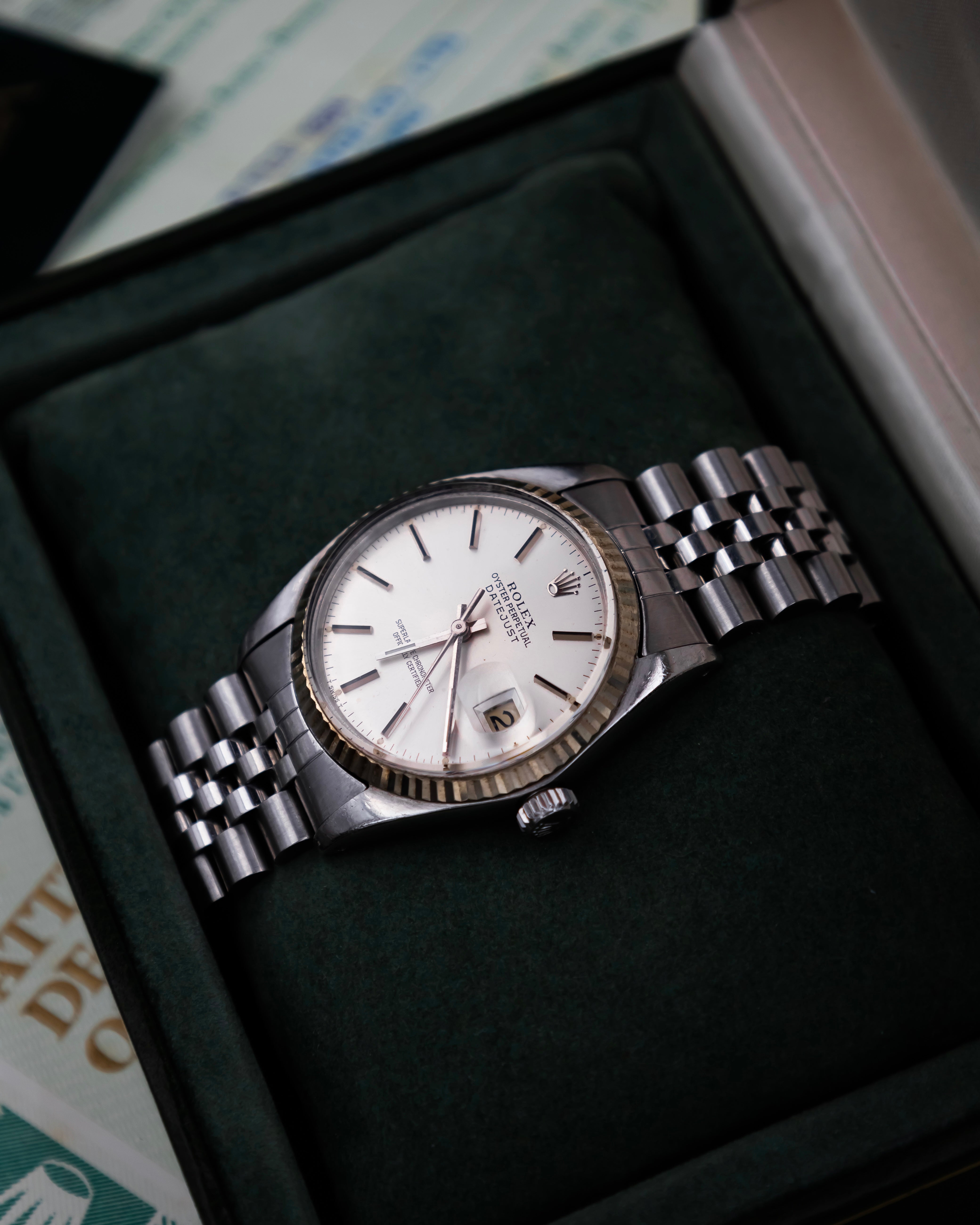 Rolex 16014 Perpetual Datejust - grey dial