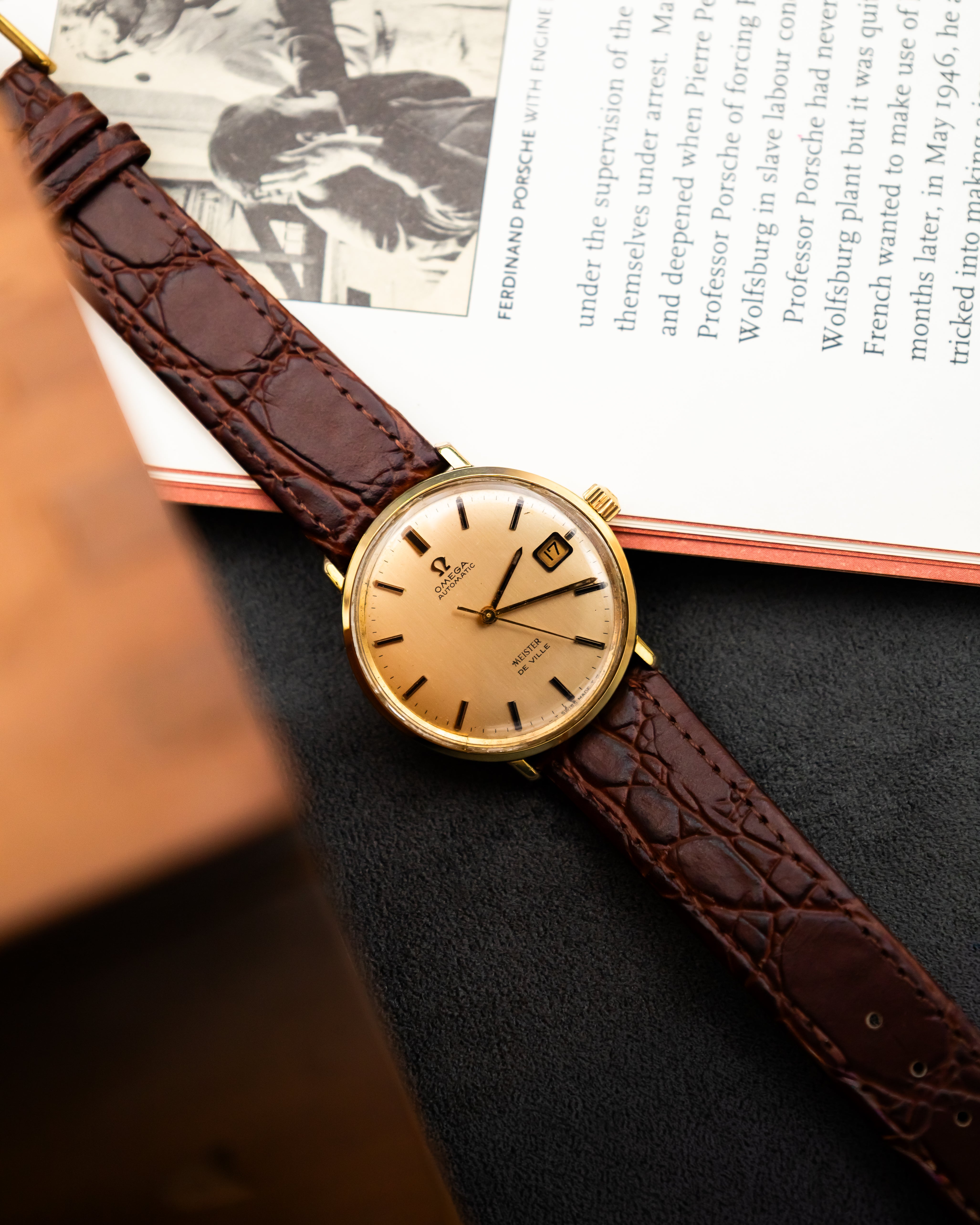 Omega 166.033 Meister De Ville - Gold dial