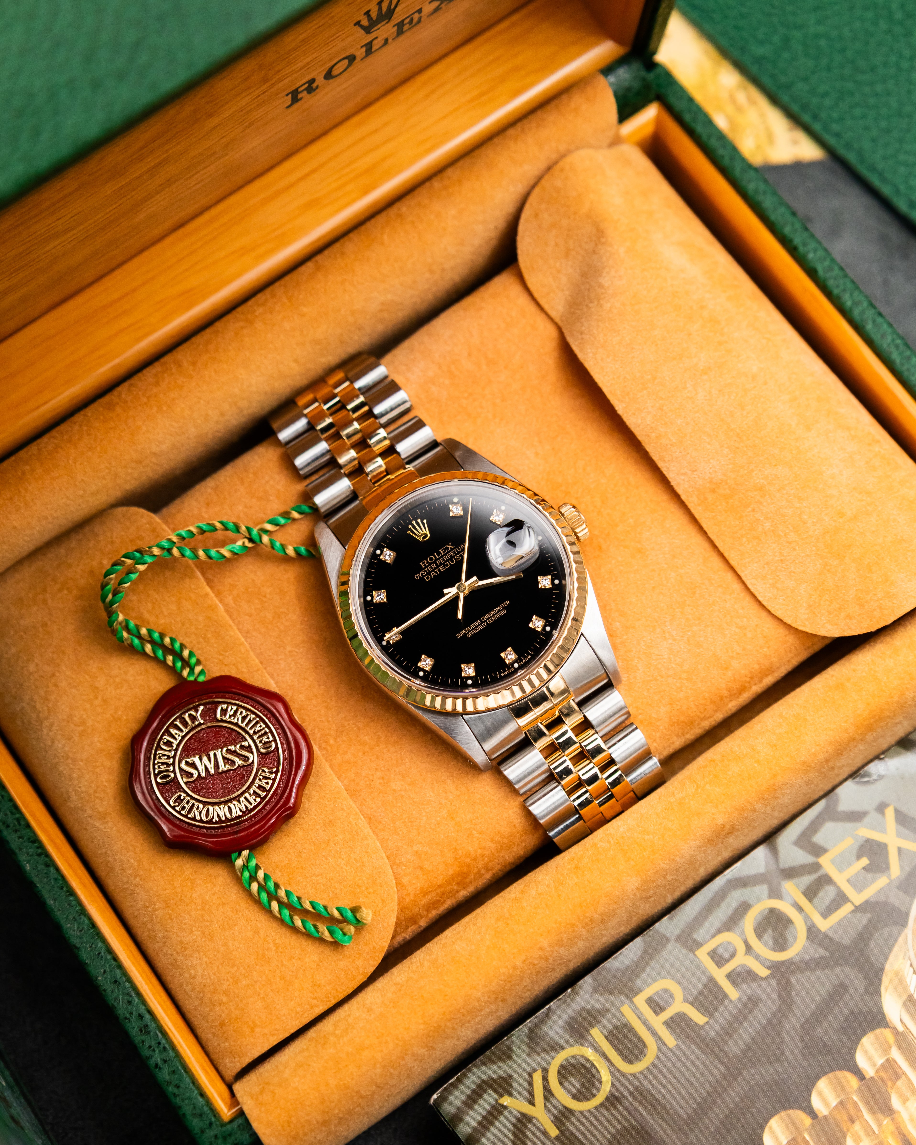 Rolex 16233 Perpetual Datejust - Factory Diamond Set Dial