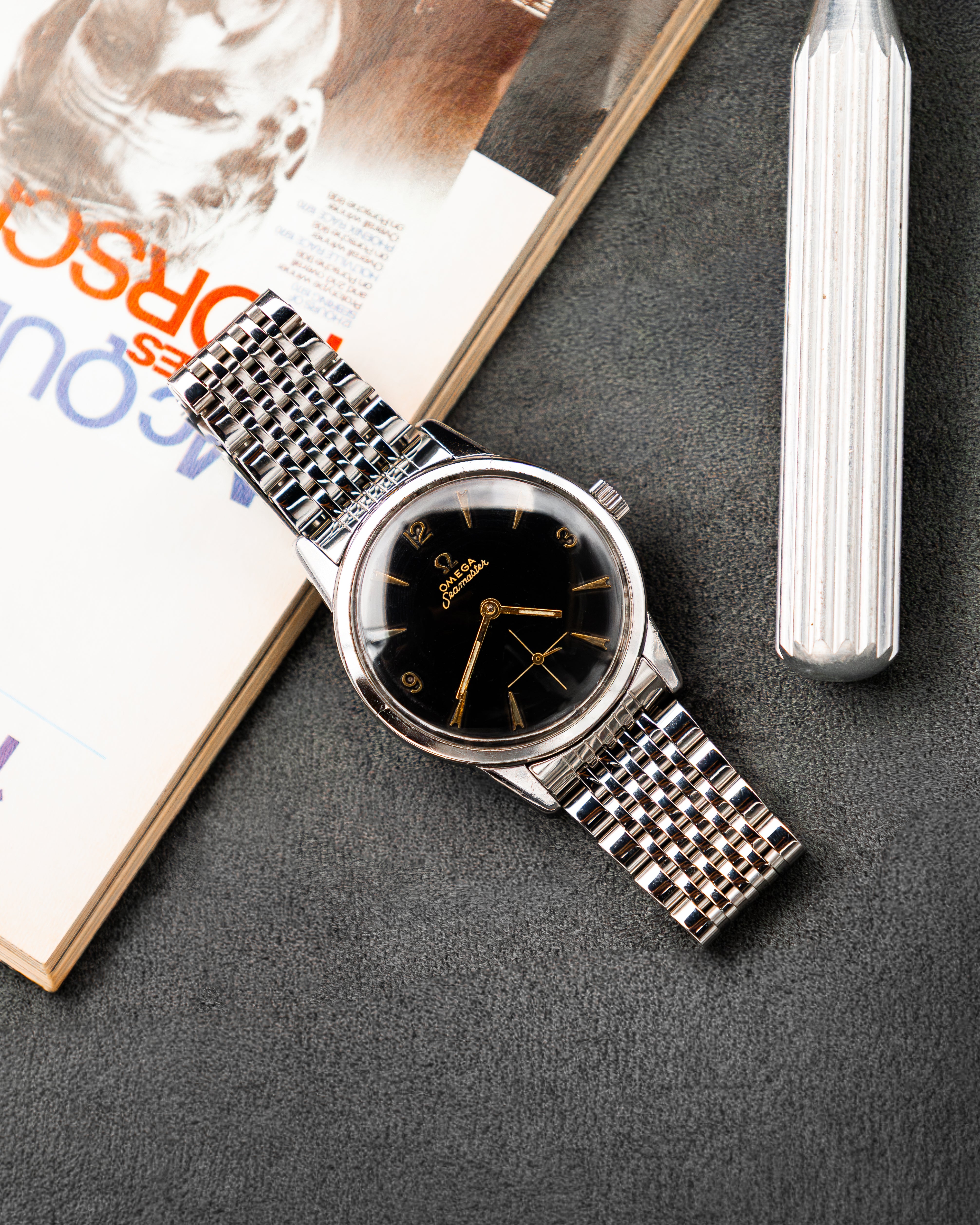 Omega 14389-1 Seamaster Sub-Second - Black Dial