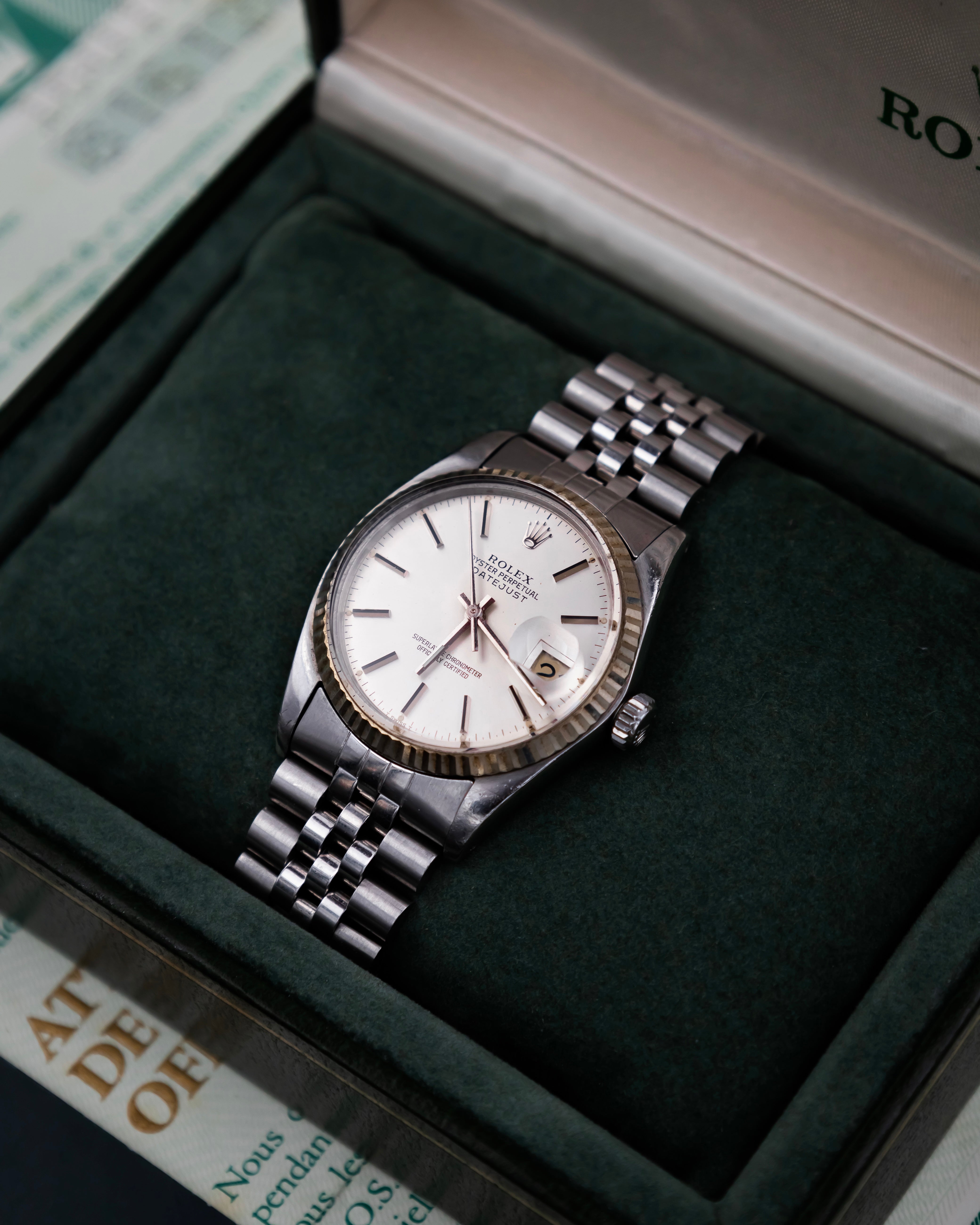 Rolex 16014 Perpetual Datejust - grey dial