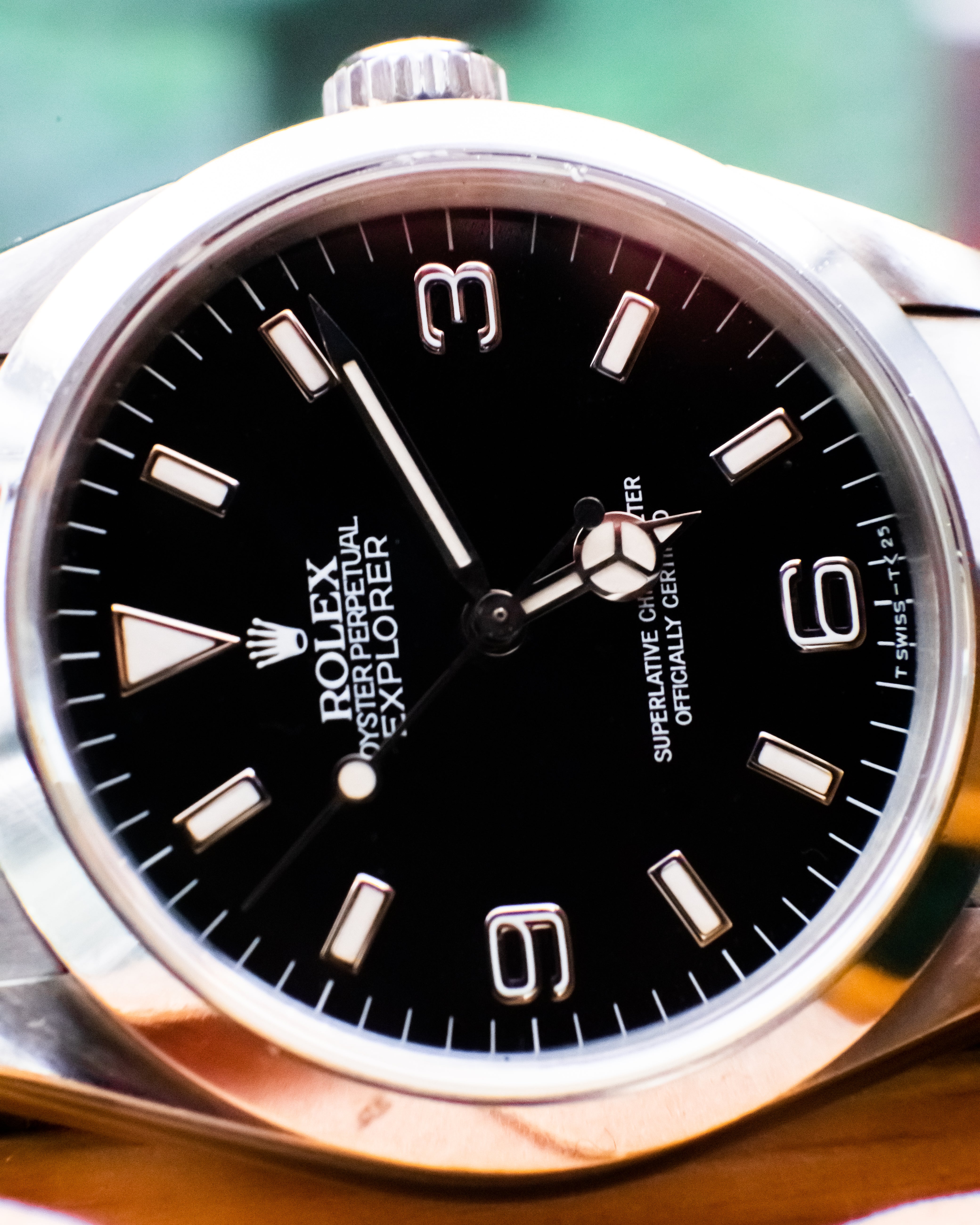 Rolex 14270 Explorer - black dial