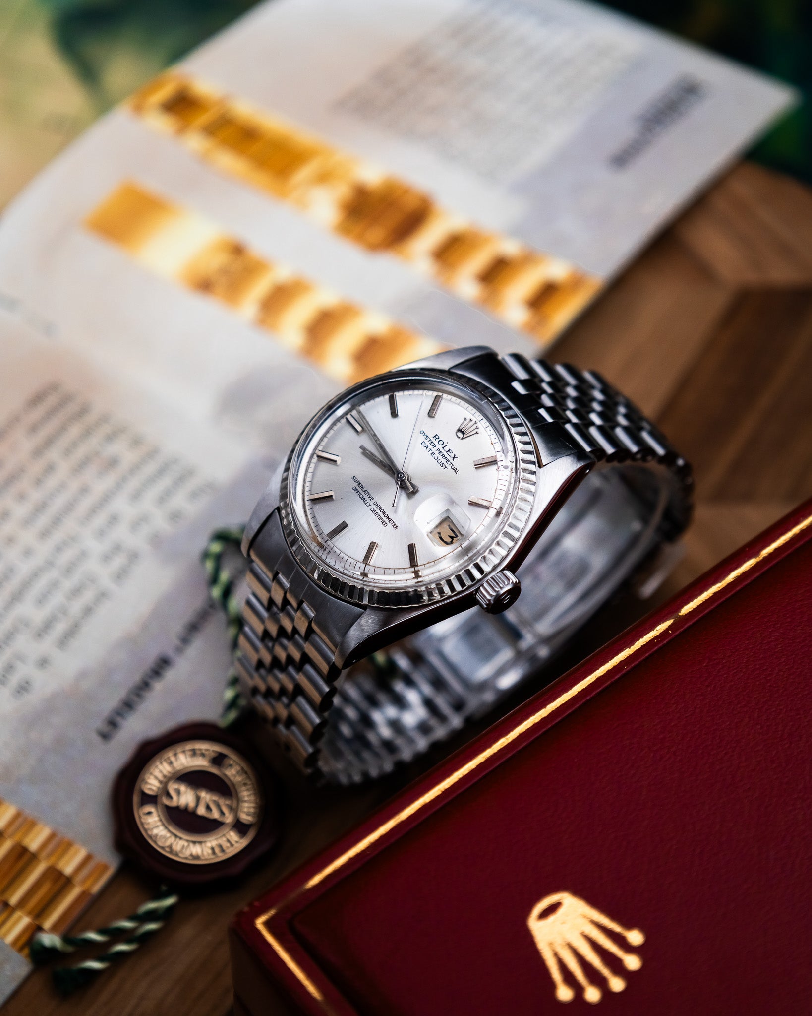 Rolex 1601 Oyster Perpetual- silver dial