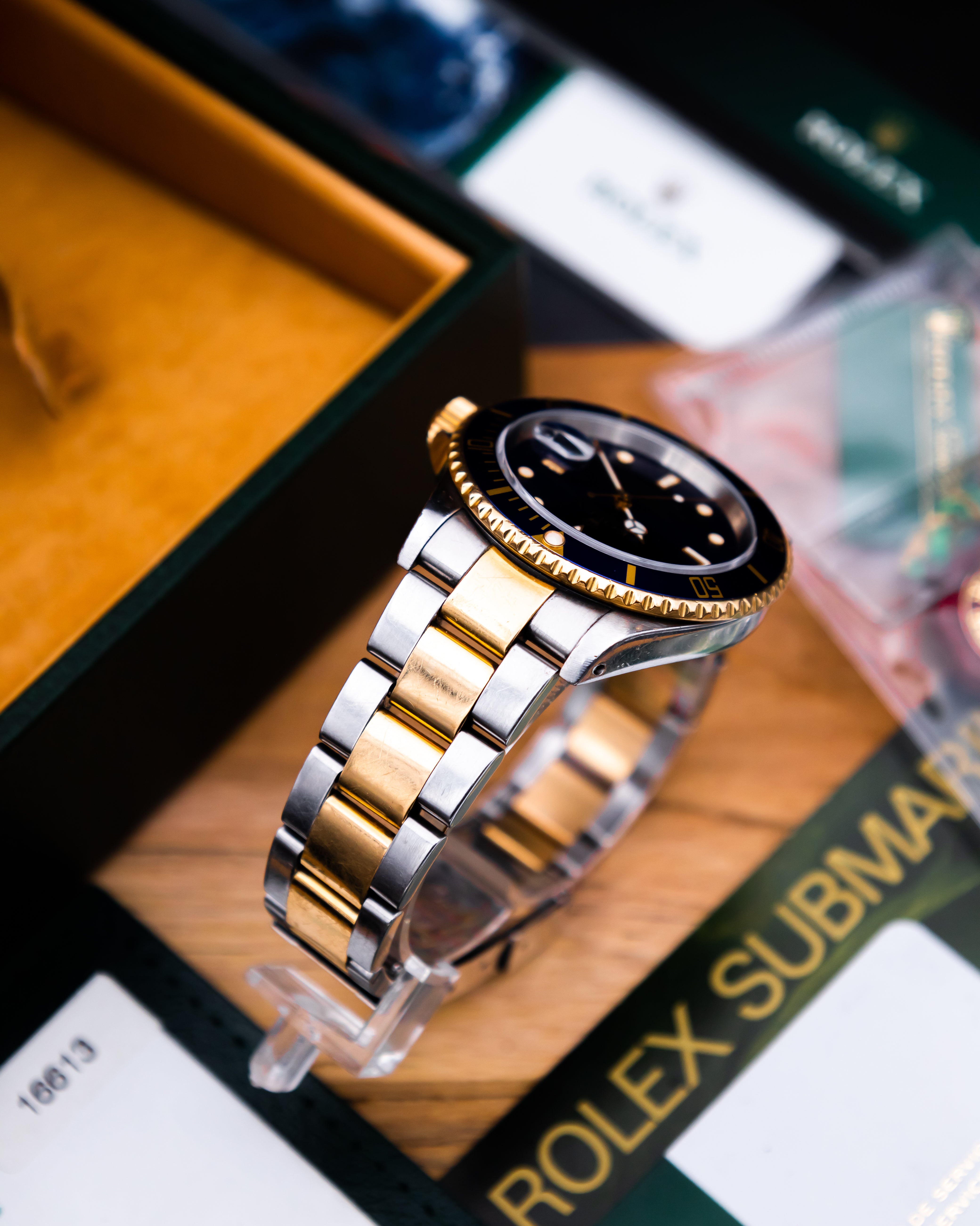 Rolex 16613 submariner date - blue dial