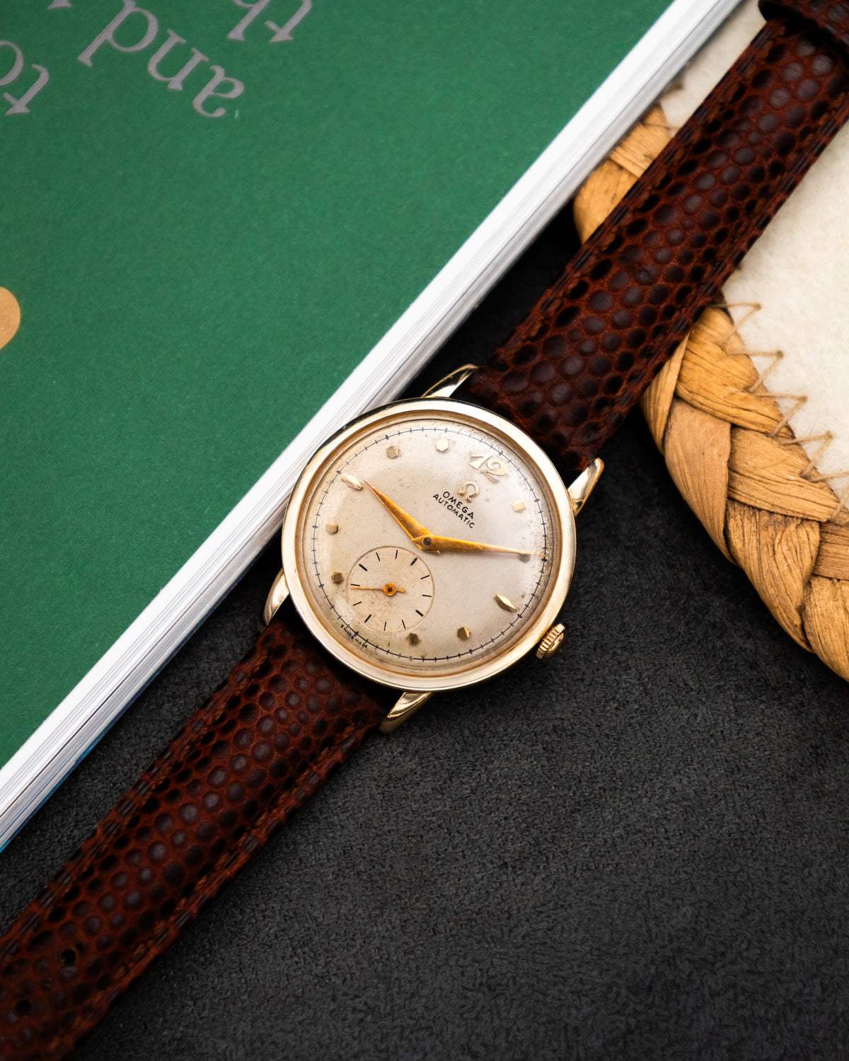 Omega F6212 Automatic Bumper - Ivory Dial