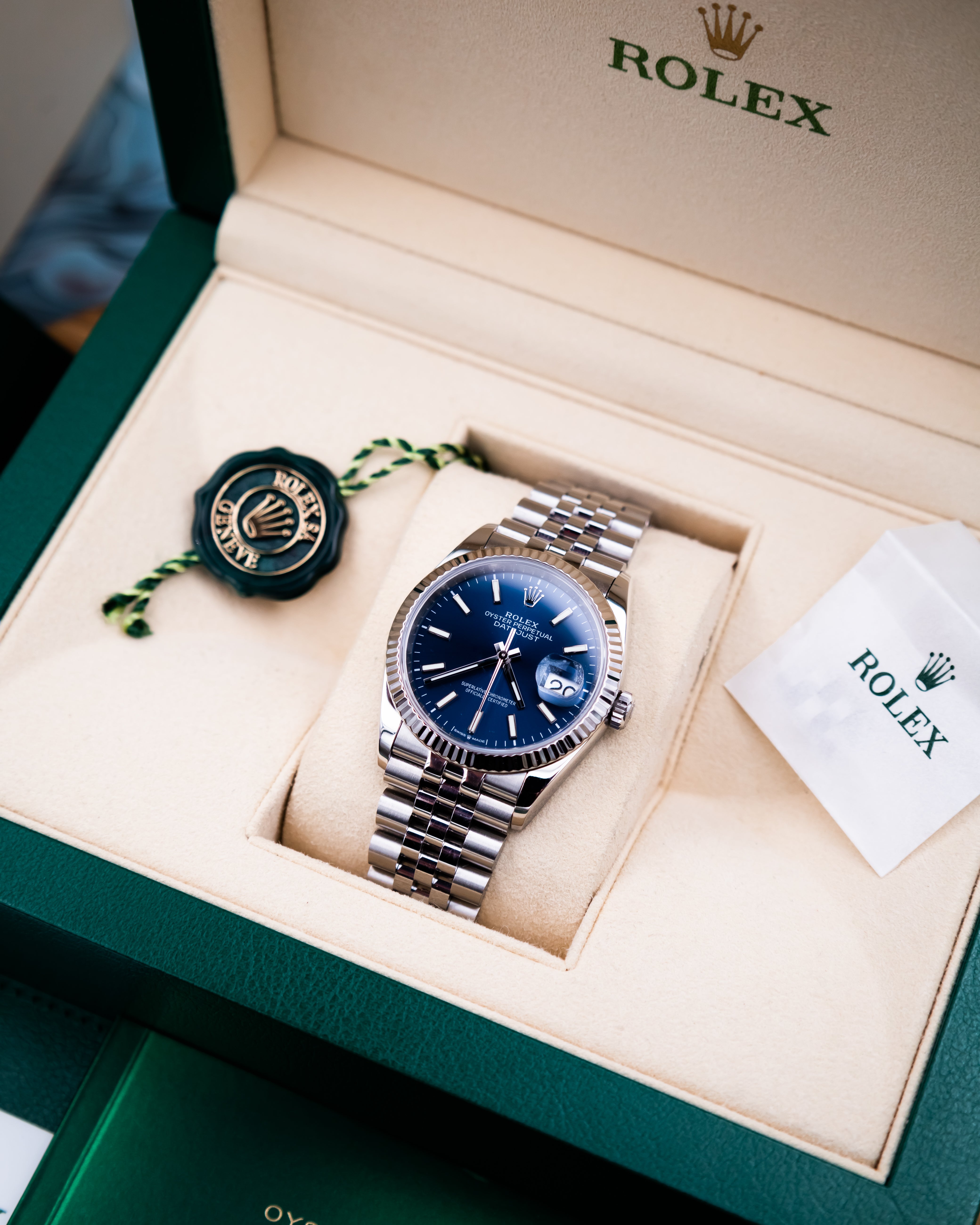 Rolex 126234 Perpetual Datejust - blue dial