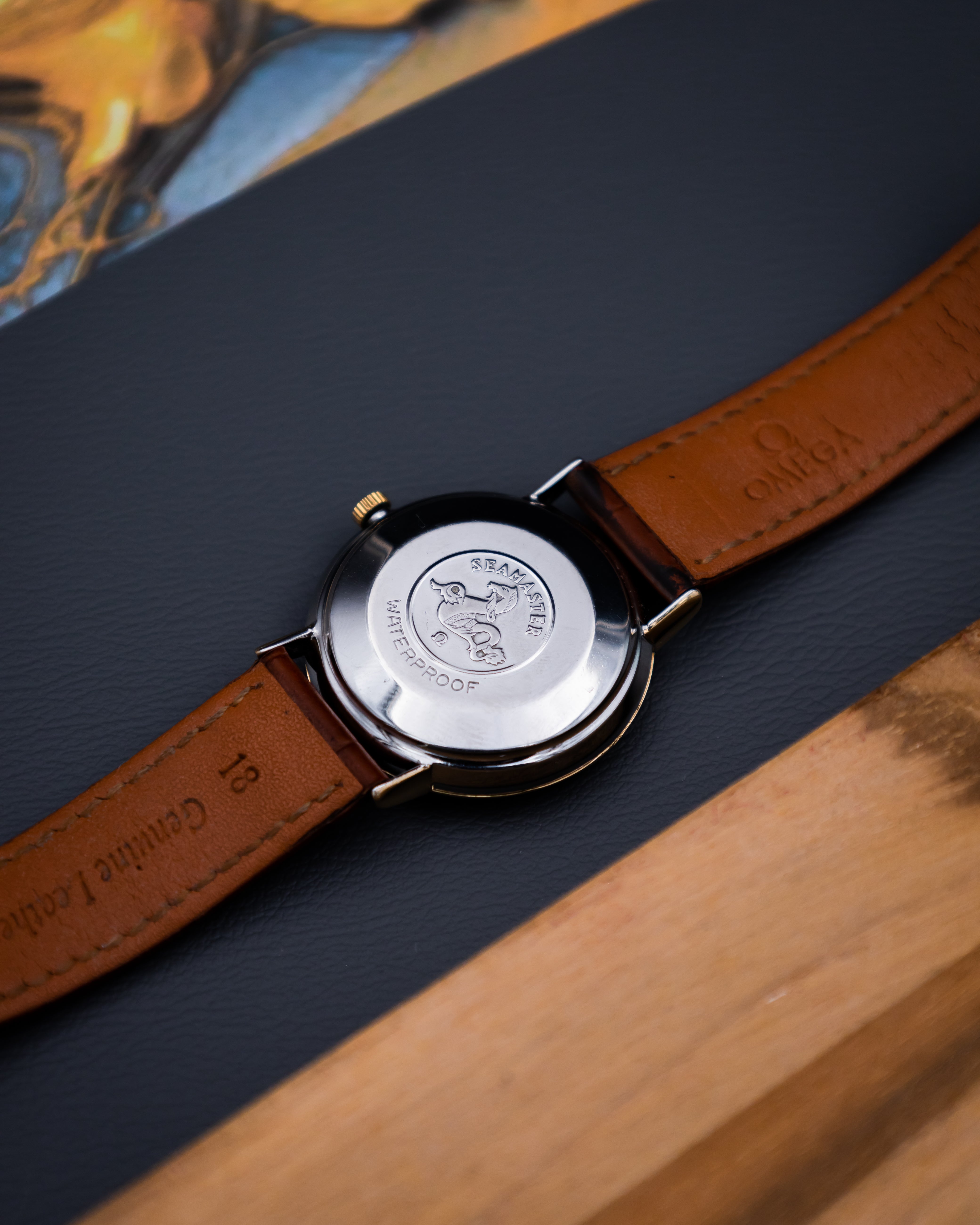 Omega 14765 - 2SC Seamaster De Ville - champagne dial