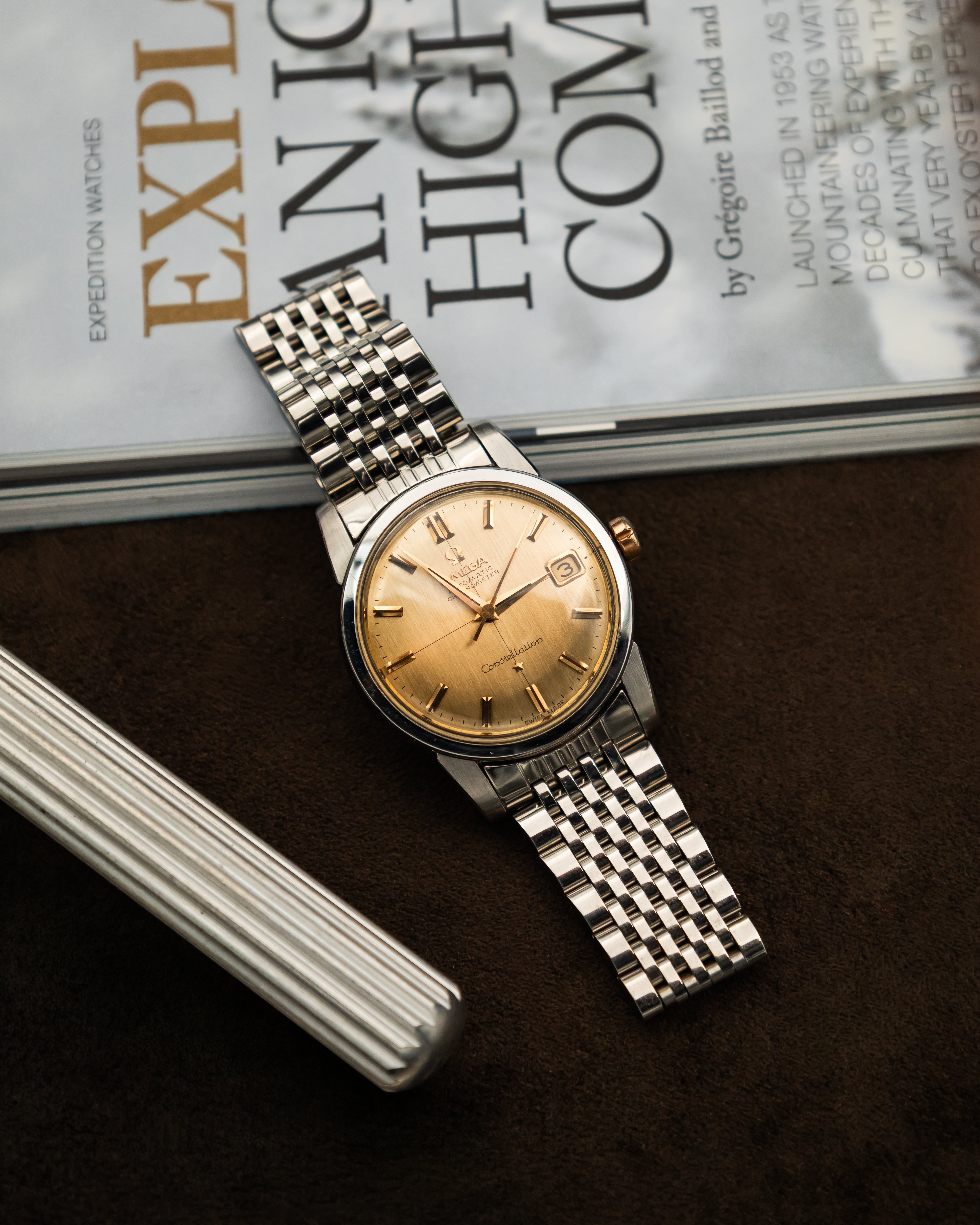 Omega Constellation Automatic - Gold Brushed Dial