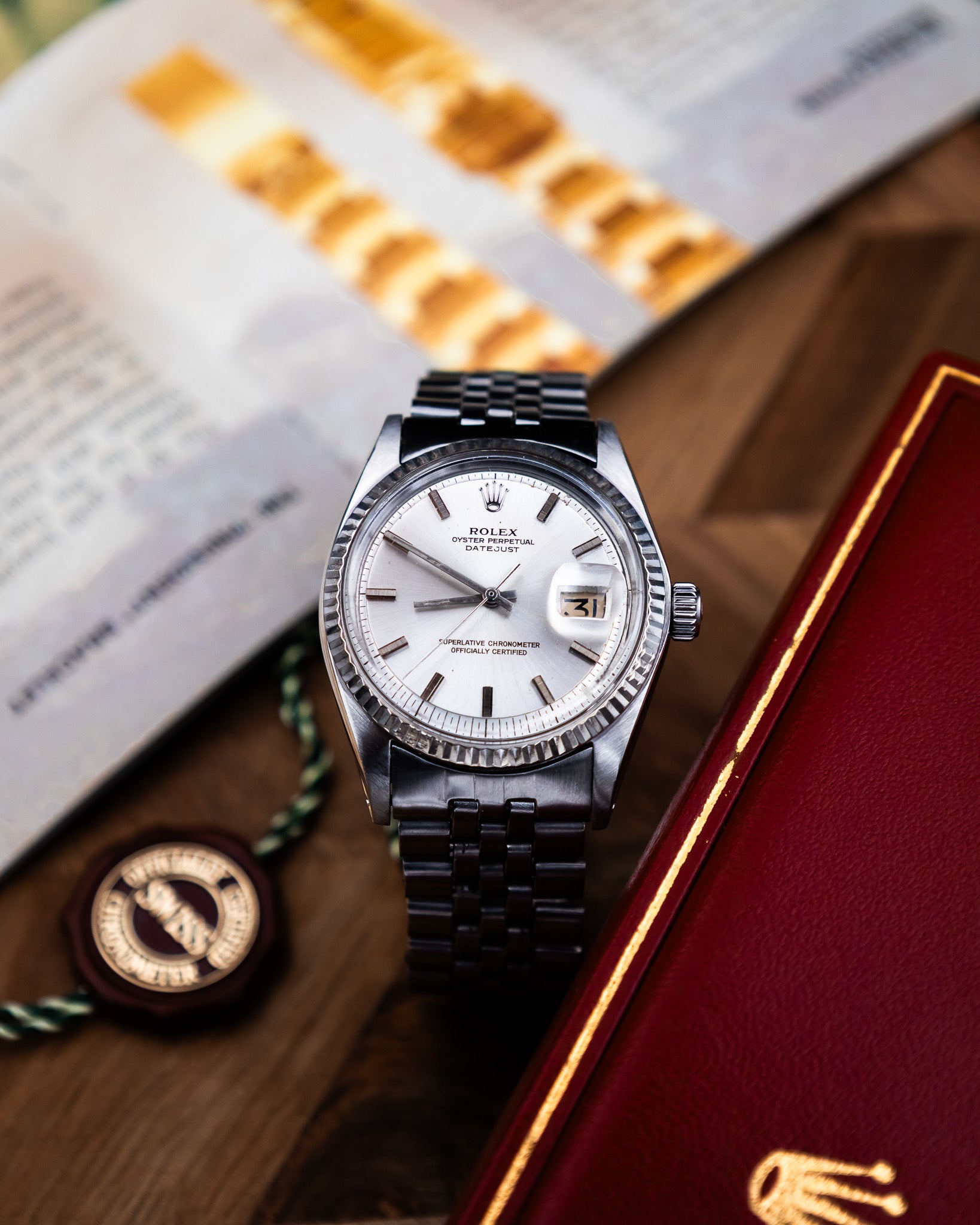 Rolex 1601 Oyster Perpetual- silver dial