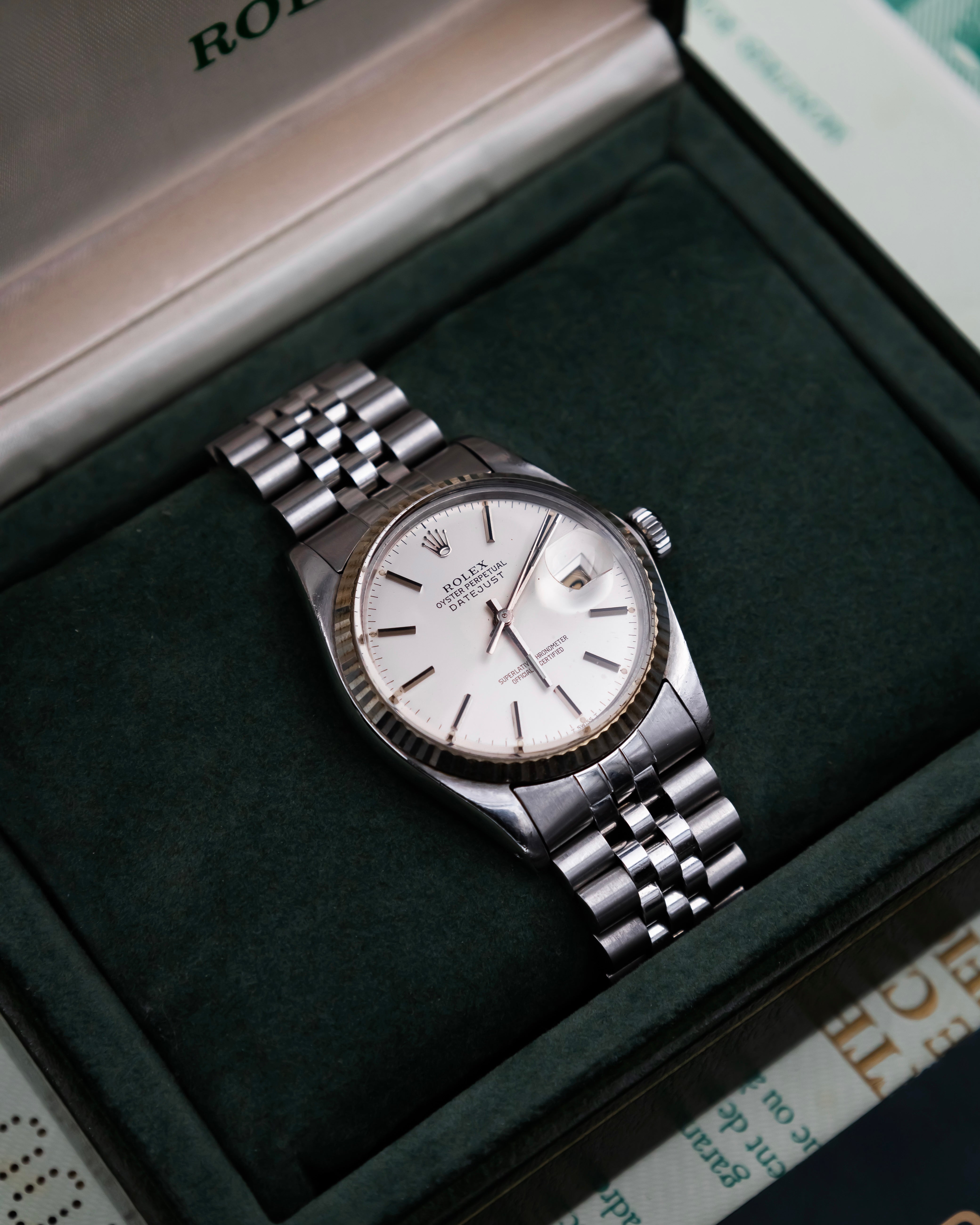 Rolex 16014 Perpetual Datejust - grey dial