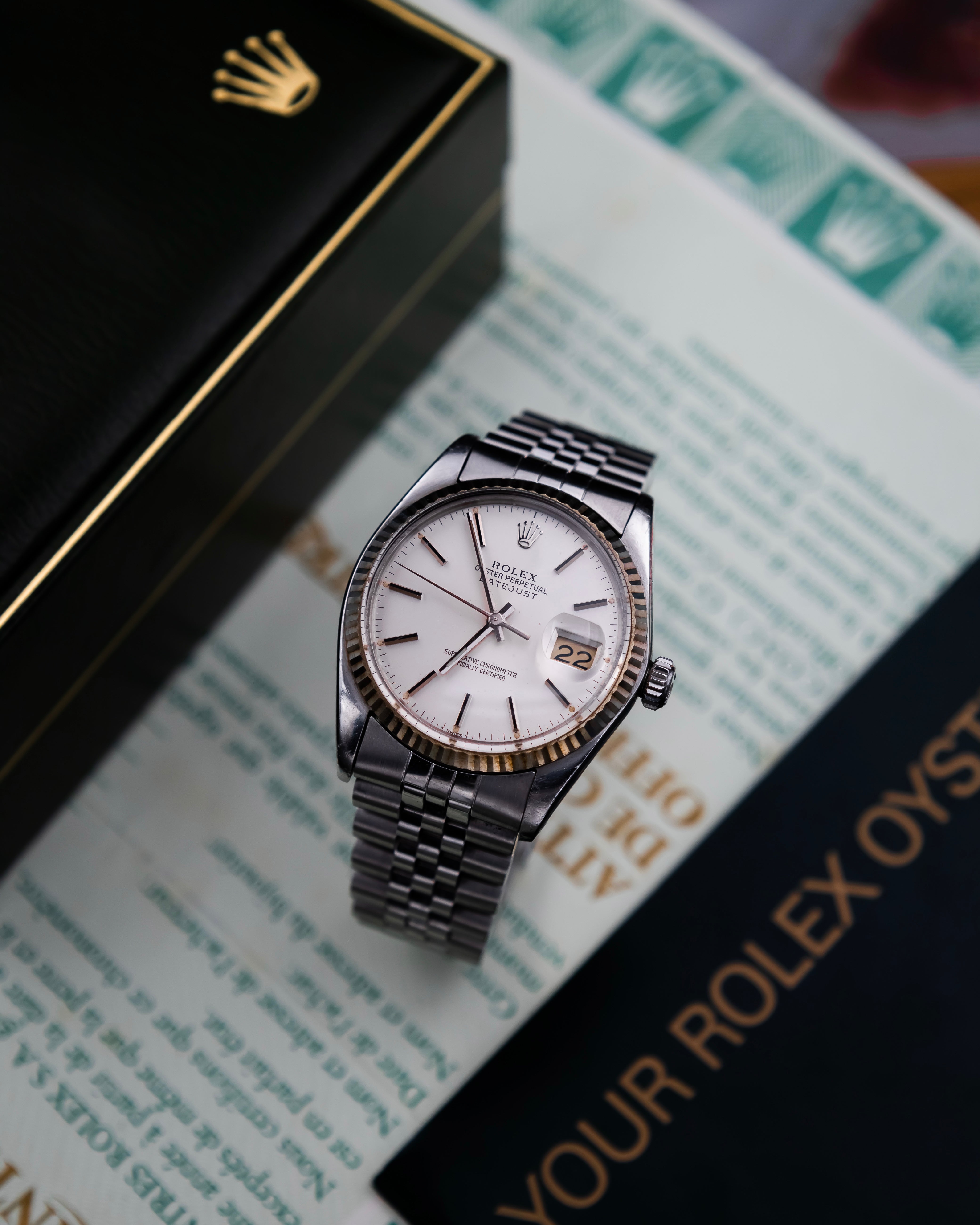 Rolex 16014 Perpetual Datejust - grey dial