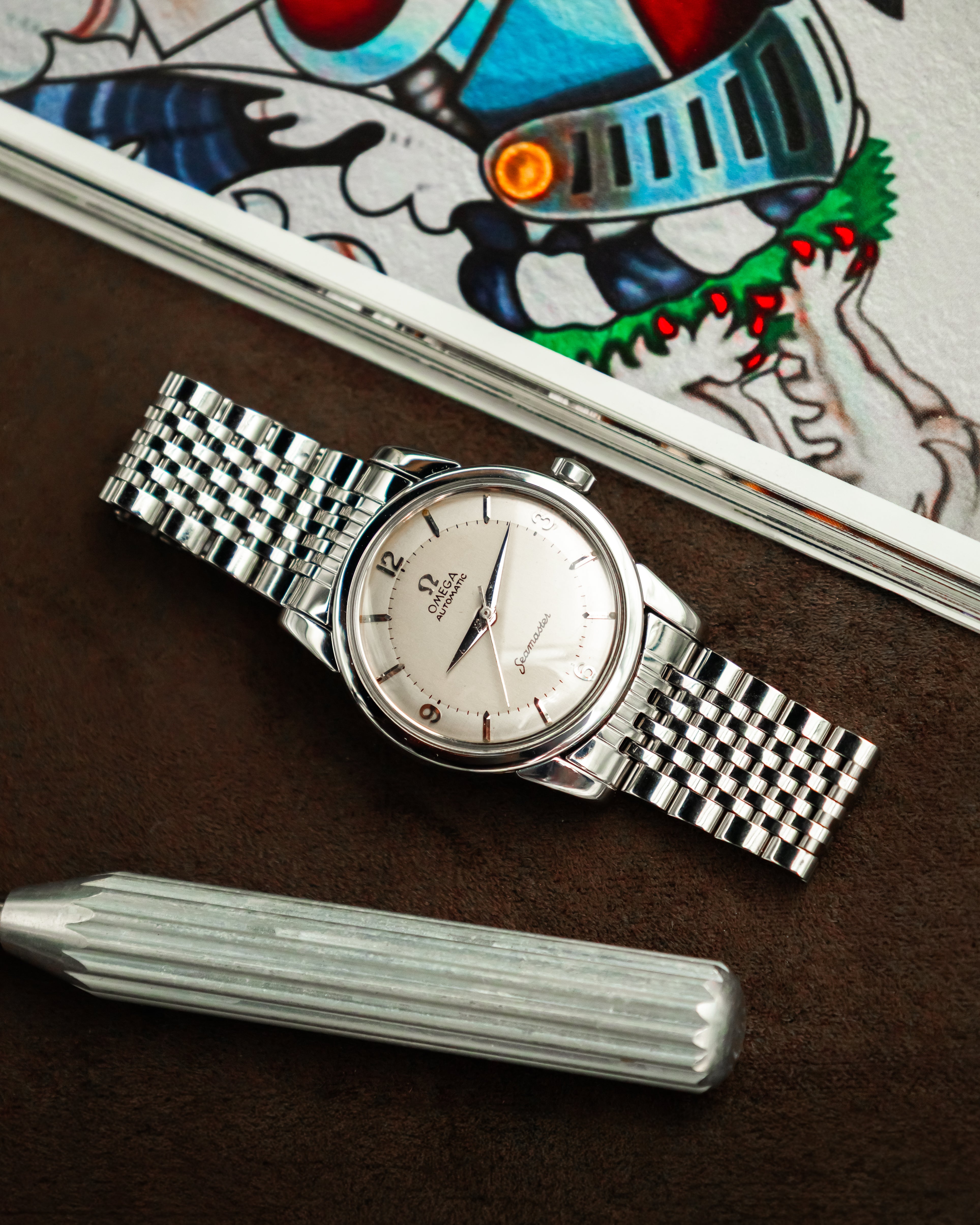 Omega 2846-2 SC Seamaster - Silver 2 tone dial
