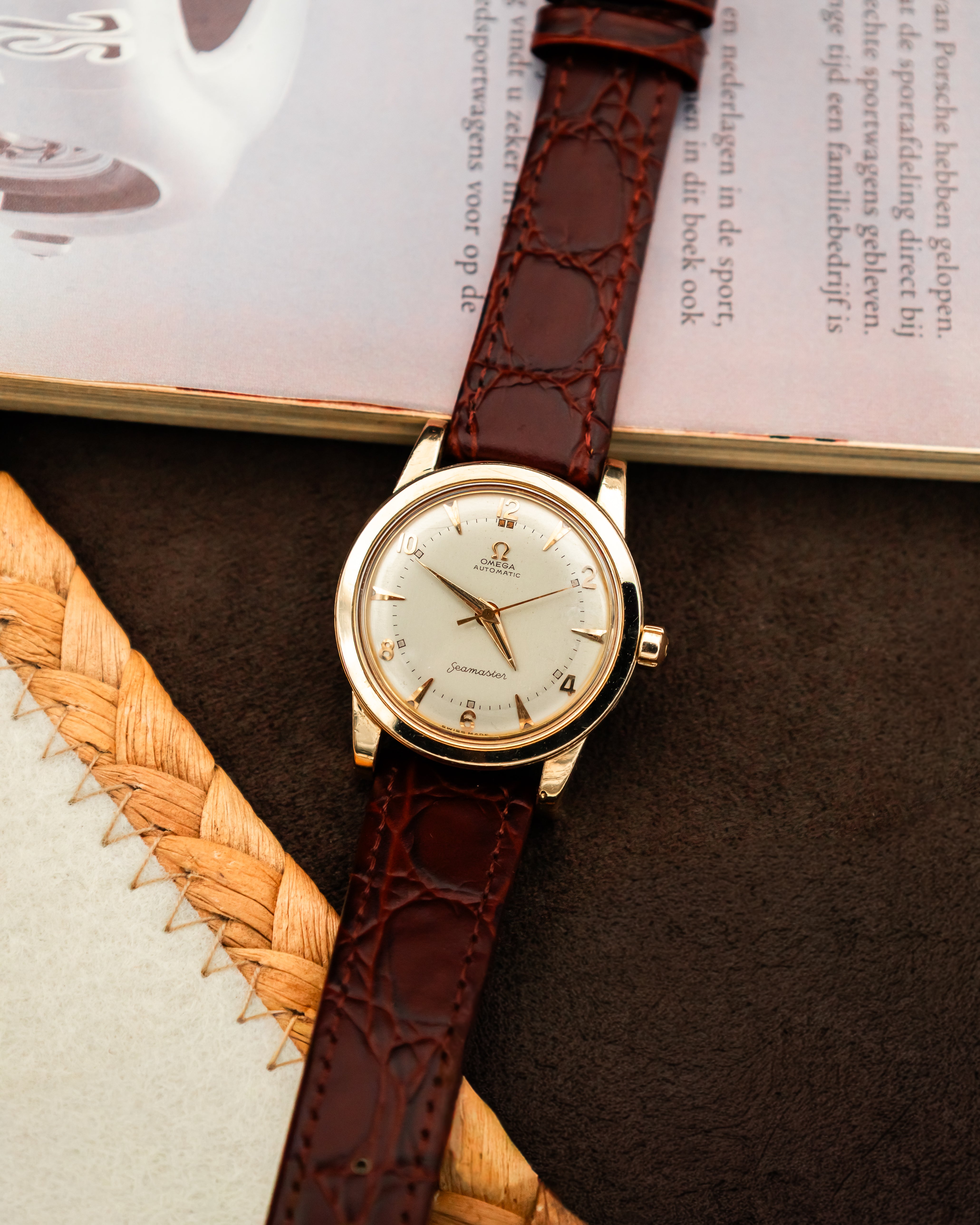 Omega 2577-11 SC Seamaster Bumper - two-tone champagne dial