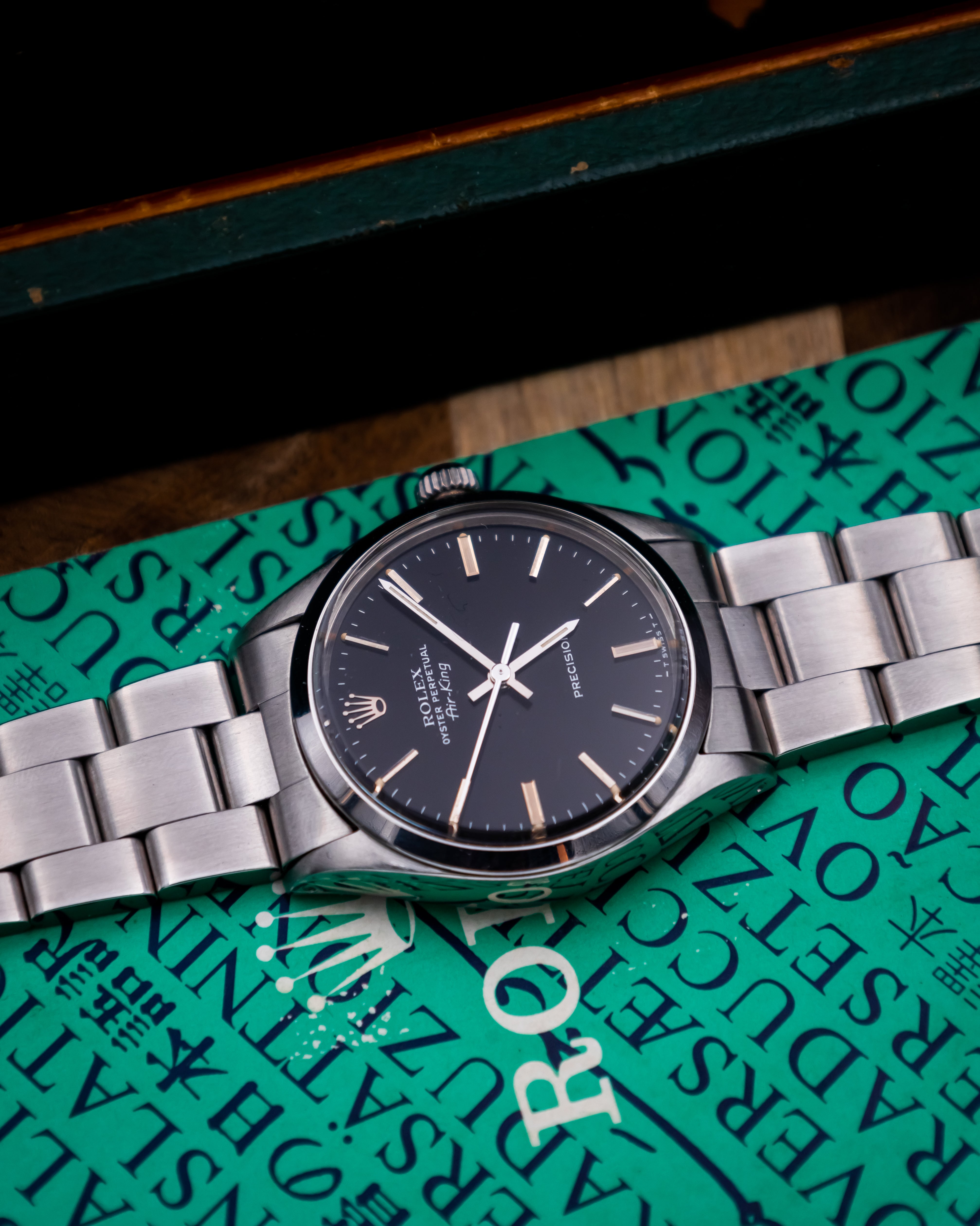 Rolex 5500 Airking - black dial