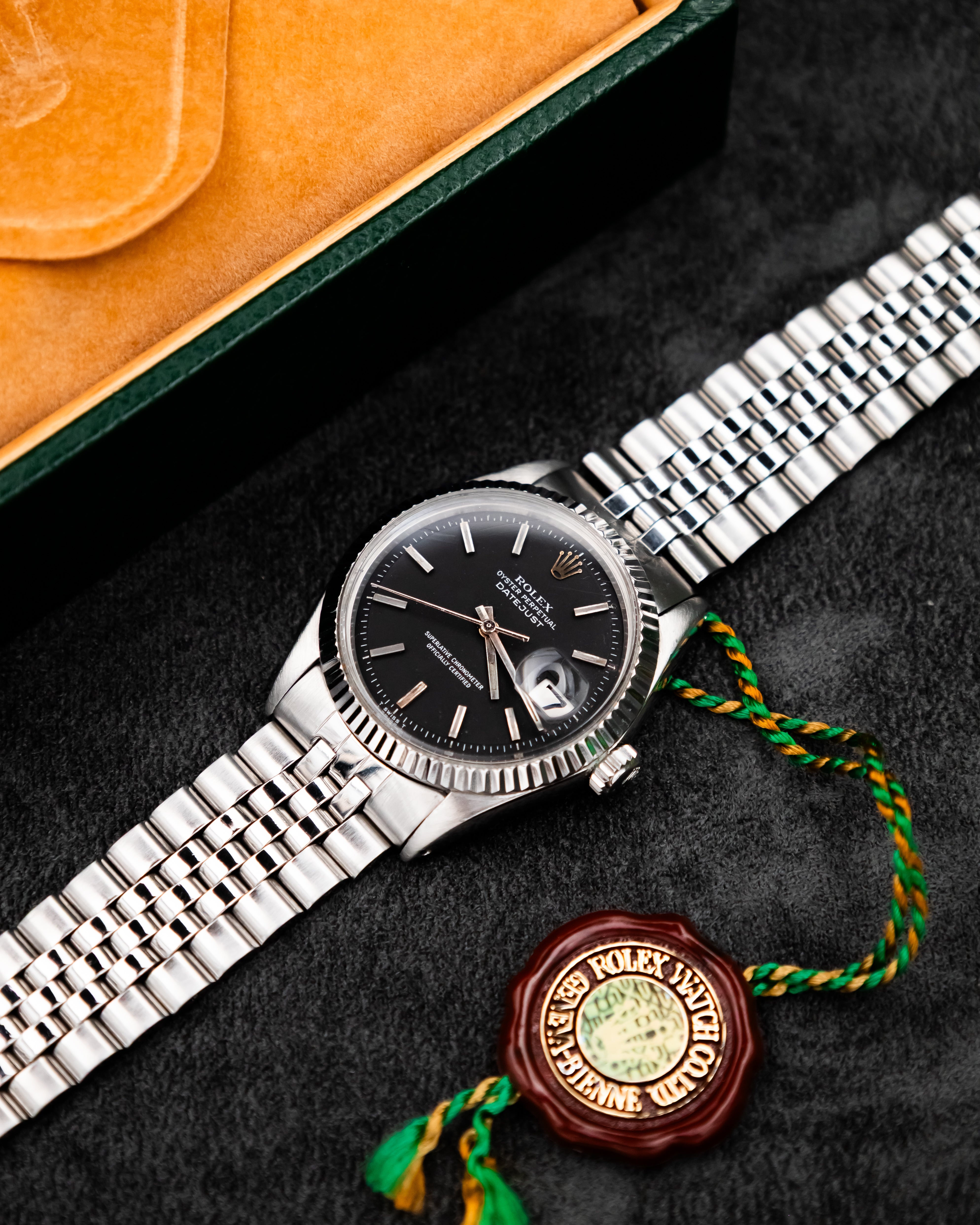 Rolex 1603 Perpetual Datejust - black dial