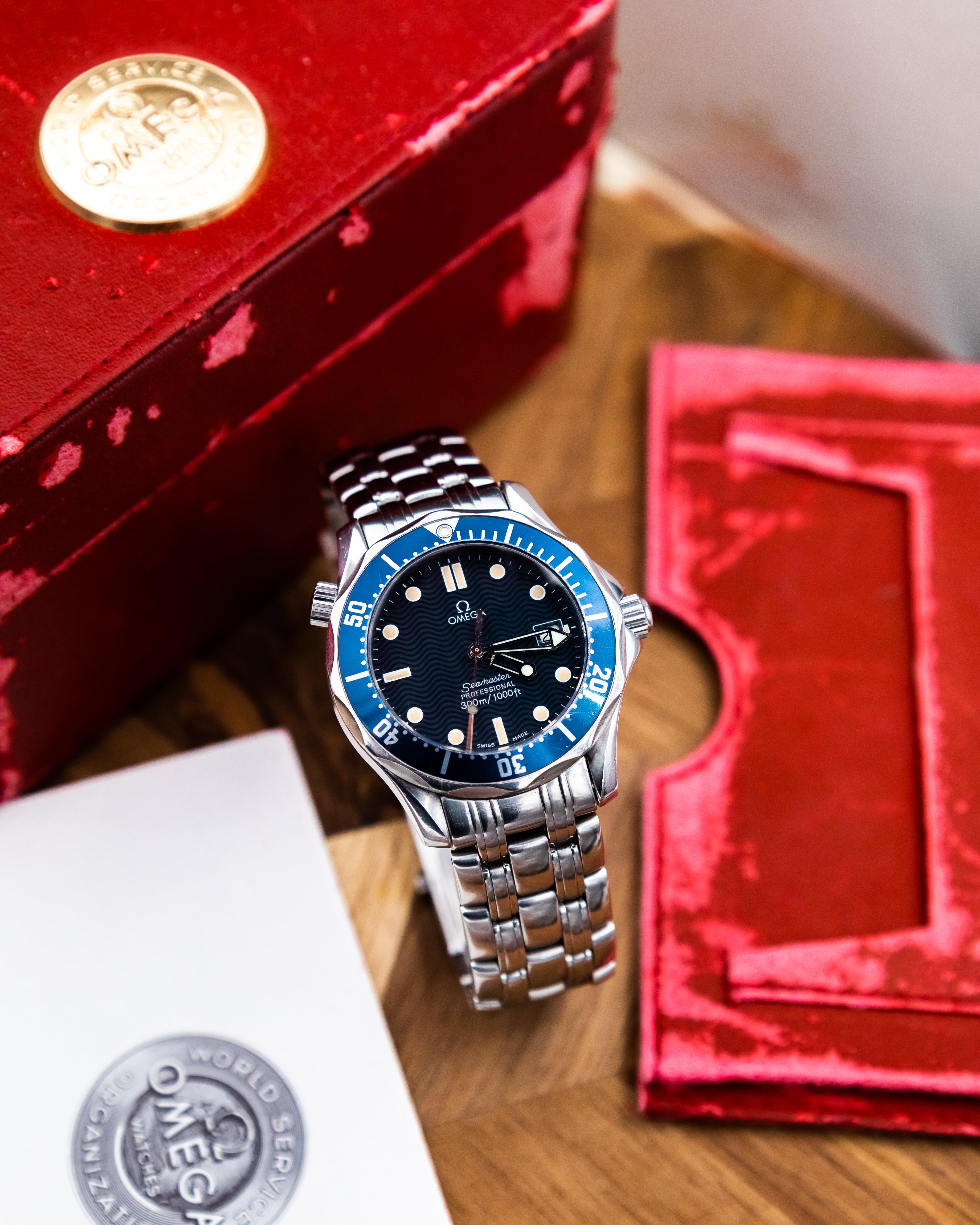 Omega 2561.80 Seamaster 300M - blue dial